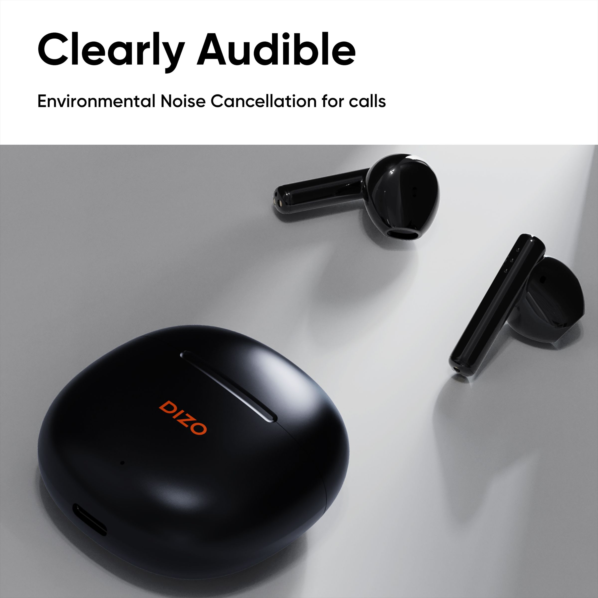 DIZO by realme TechLife Buds P 790200501 TWS Earbuds with Environmental Noise Cancellation (IPX4 Sweat & Water Resistant, 40 Hours Playback, Dynamo Black)_14