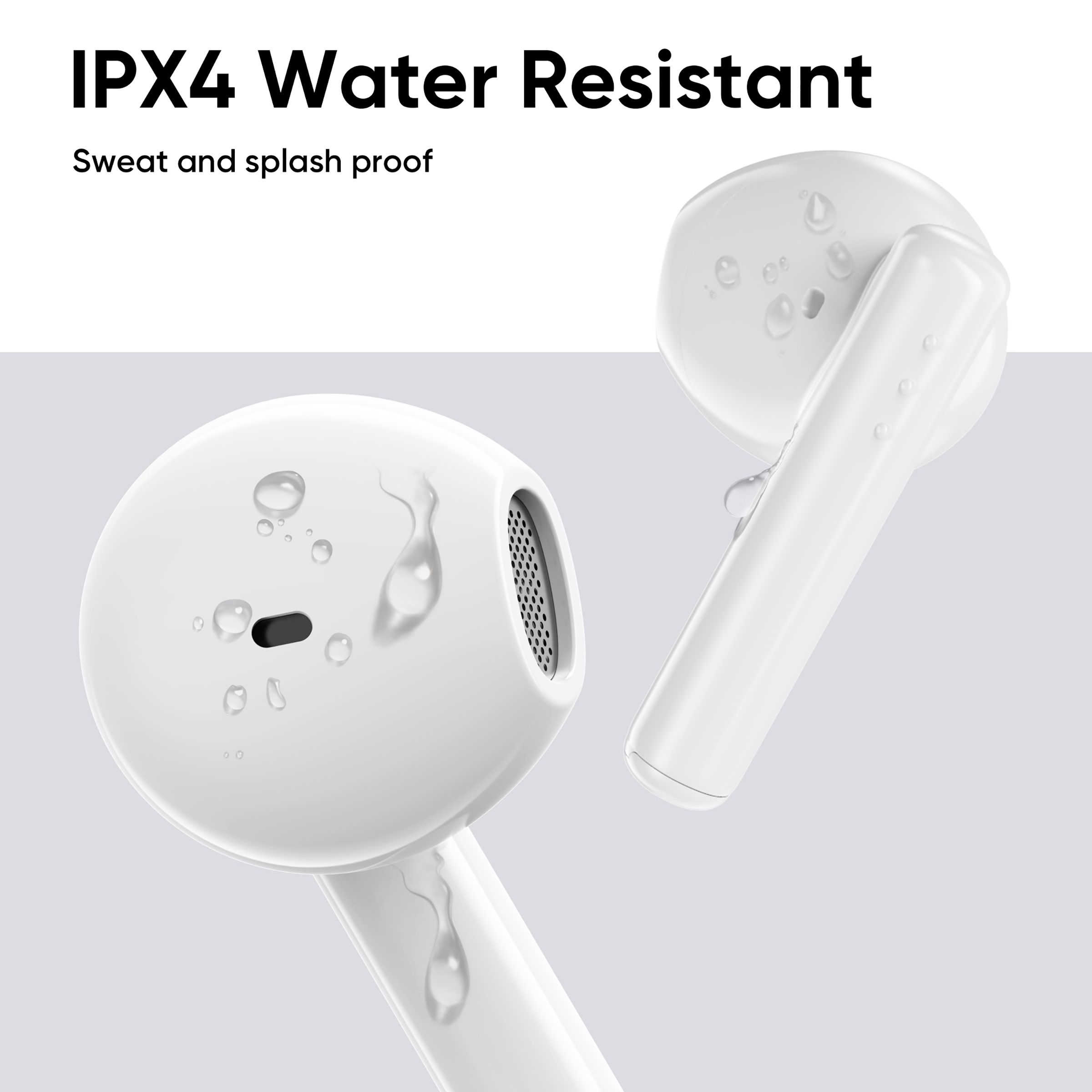 DIZO by realme TechLife Buds P 790200505 TWS Earbuds with Environmental Noise Cancellation (IPX4 Water Resistant, 40 Hours Playback, Marble White)_14