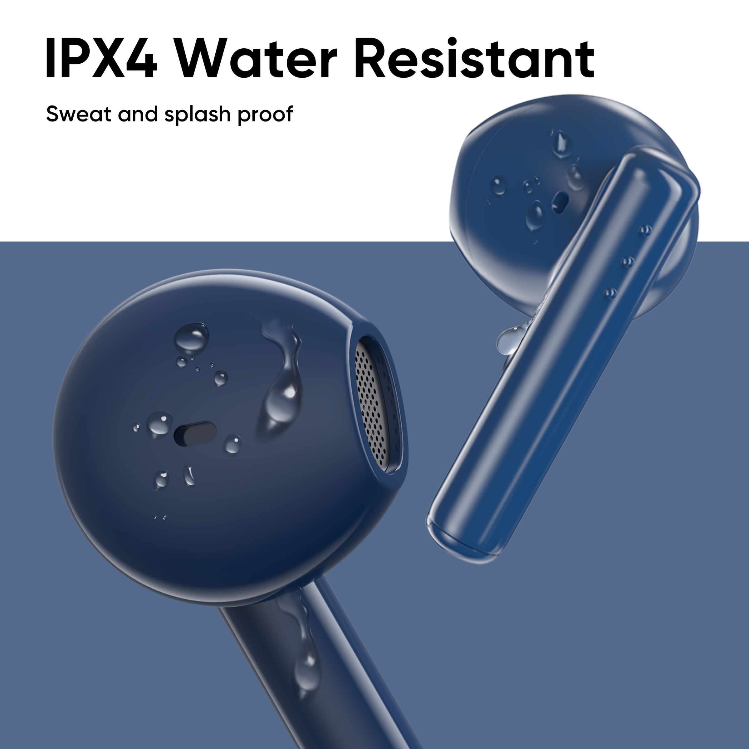 DIZO by realme TechLife Buds P 790200502 TWS Earbuds with Noise Cancellation (IPX4 Water Resistant, 40 Hours Playtime, Shady Blue)_14