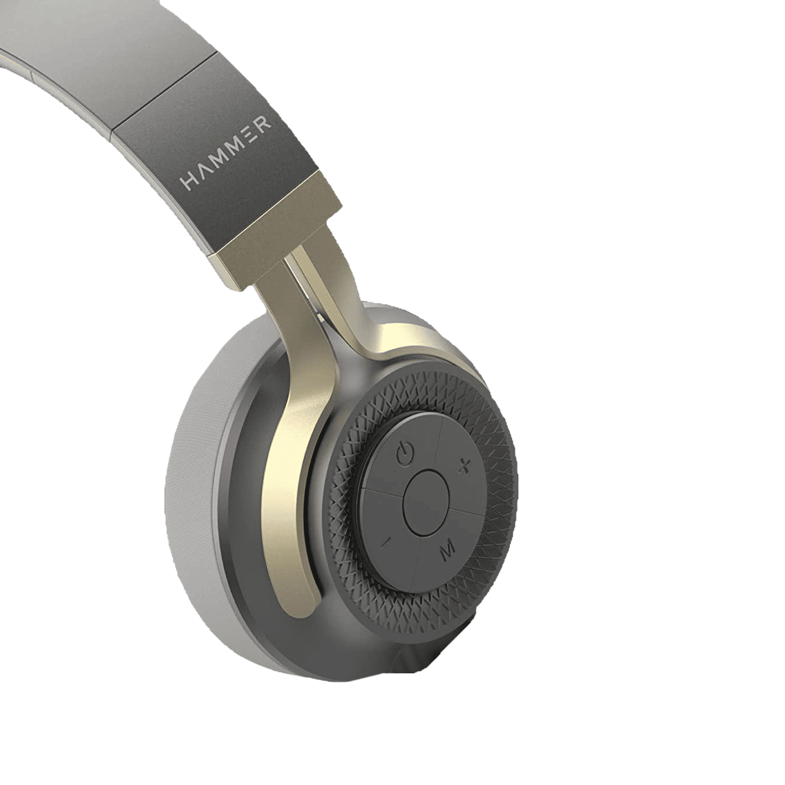 HAMMER Bash 2.0 Bluetooth Headset with Mic (8 Hours Playback, On Ear, Grey)_3