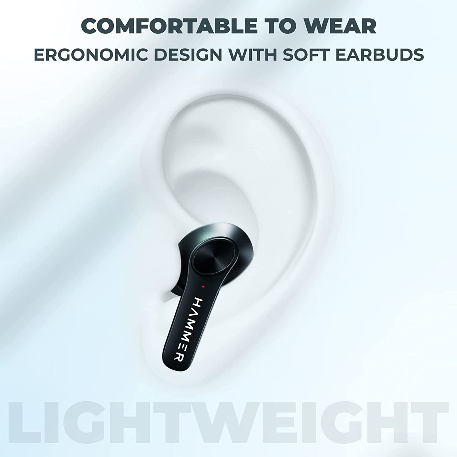 HAMMER Airflow 2.0 TWS Earbuds with Passive Noise Cancellation (IPX4 Water Resistant, 12 Hours Playtime, Midnight Black)_7