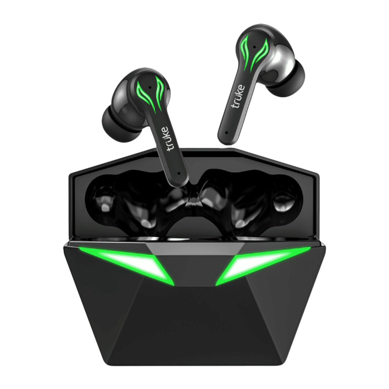 truke BTG 1 E211 TWS Earbuds with Dual Noise Cancellation (IPX4 Sweat & Water Resistant, 48 Hours Playback, Black)_1