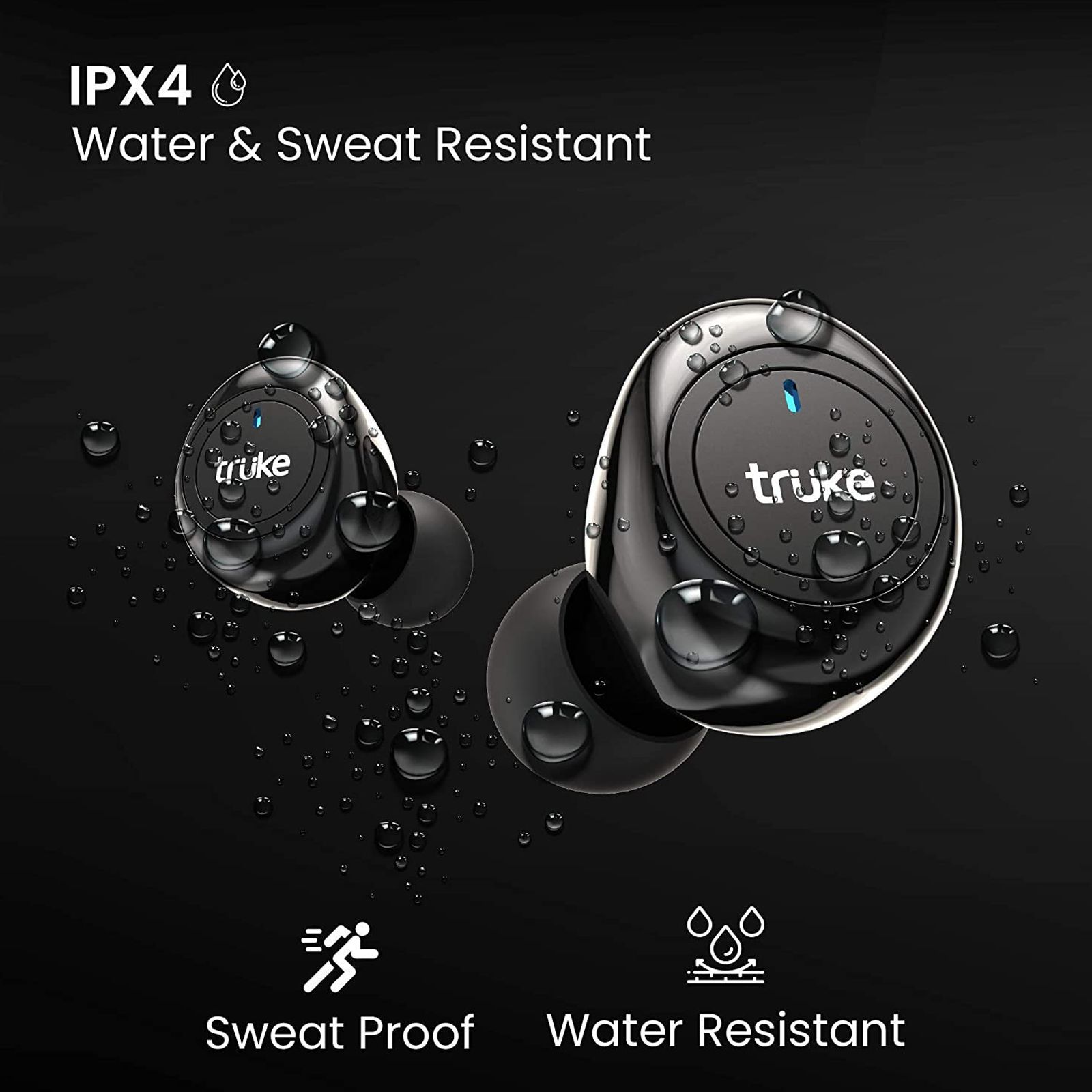 truke Fit 1+ B097 TWS Earbuds with Noise Isolation (IPX4 Sweat & Water Resistant, Dedicated Gaming Mode, Black)_9