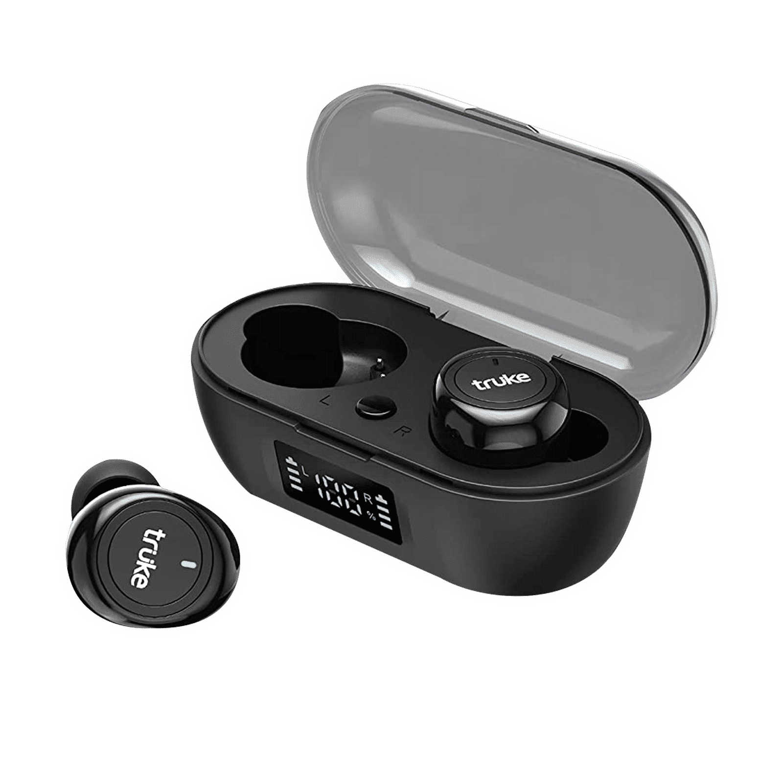 truke Fit 1+ B097 TWS Earbuds with Noise Isolation (IPX4 Sweat & Water Resistant, Dedicated Gaming Mode, Black)_3
