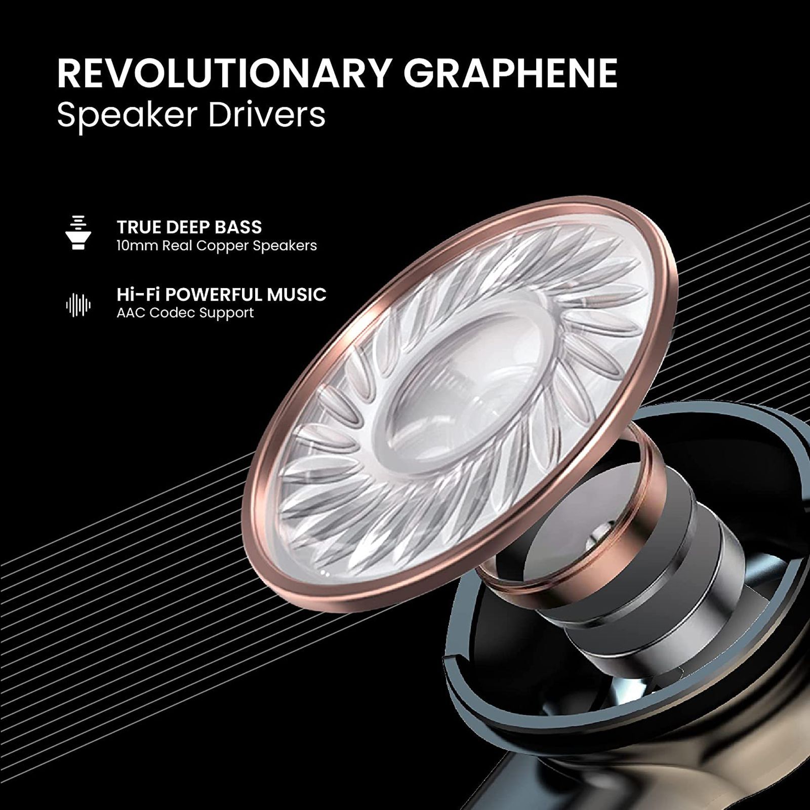 truke Buds S1 S21 TWS Earbuds with Environmental Noise Cancellation (IPX4 Sweat & Water Resistant, 48 Hours Playback, Black)_6