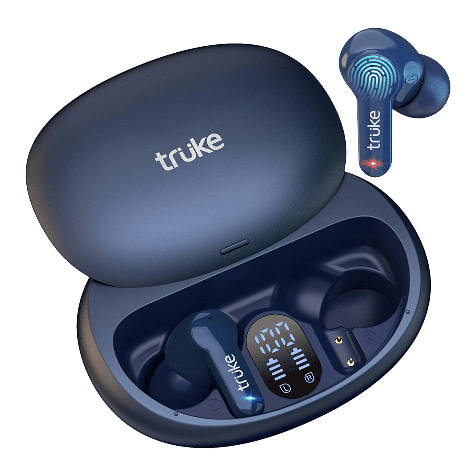 truke Buds S1 S21 TWS Earbuds with Environmental Noise Cancellation (IPX4 Sweat & Water Resistant, 85ms Low Latency Gaming Mode, Blue) truke Buds S1 S21 TWS Earbuds with Environmental Noise Cancellation (IPX4 Sweat & Water Resistant, 85ms Low Latency Gaming Mode, Blue)_1