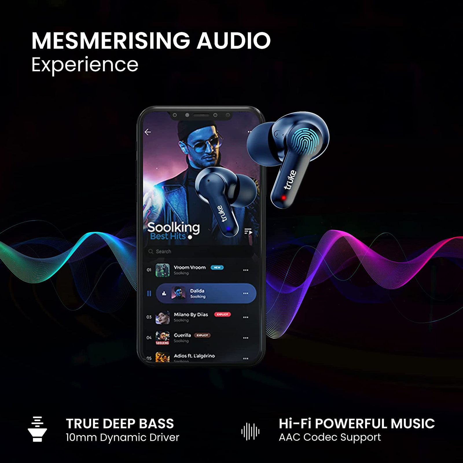 truke Buds S1 S21 TWS Earbuds with Environmental Noise Cancellation (IPX4 Sweat & Water Resistant, 85ms Low Latency Gaming Mode, Blue) truke Buds S1 S21 TWS Earbuds with Environmental Noise Cancellation (IPX4 Sweat & Water Resistant, 85ms Low Latency Gaming Mode, Blue)_3