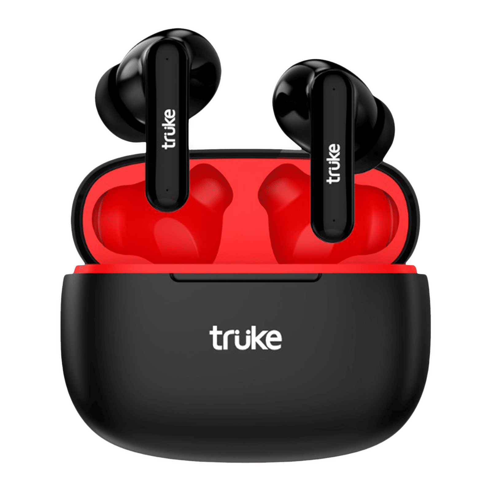 truke Air Buds E216 TWS Earbuds with AI Noise Cancellation (IPX4 Water Resistant, 48 Hours Playback, Black)_1