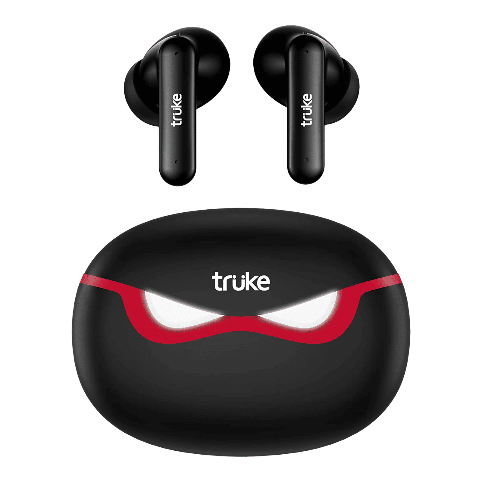 truke BTG 3 E222 TWS Earbuds with AI Noise Cancellation (IPX4 Sweat & Water Resistant, 48 Hours Playback, Black)_1