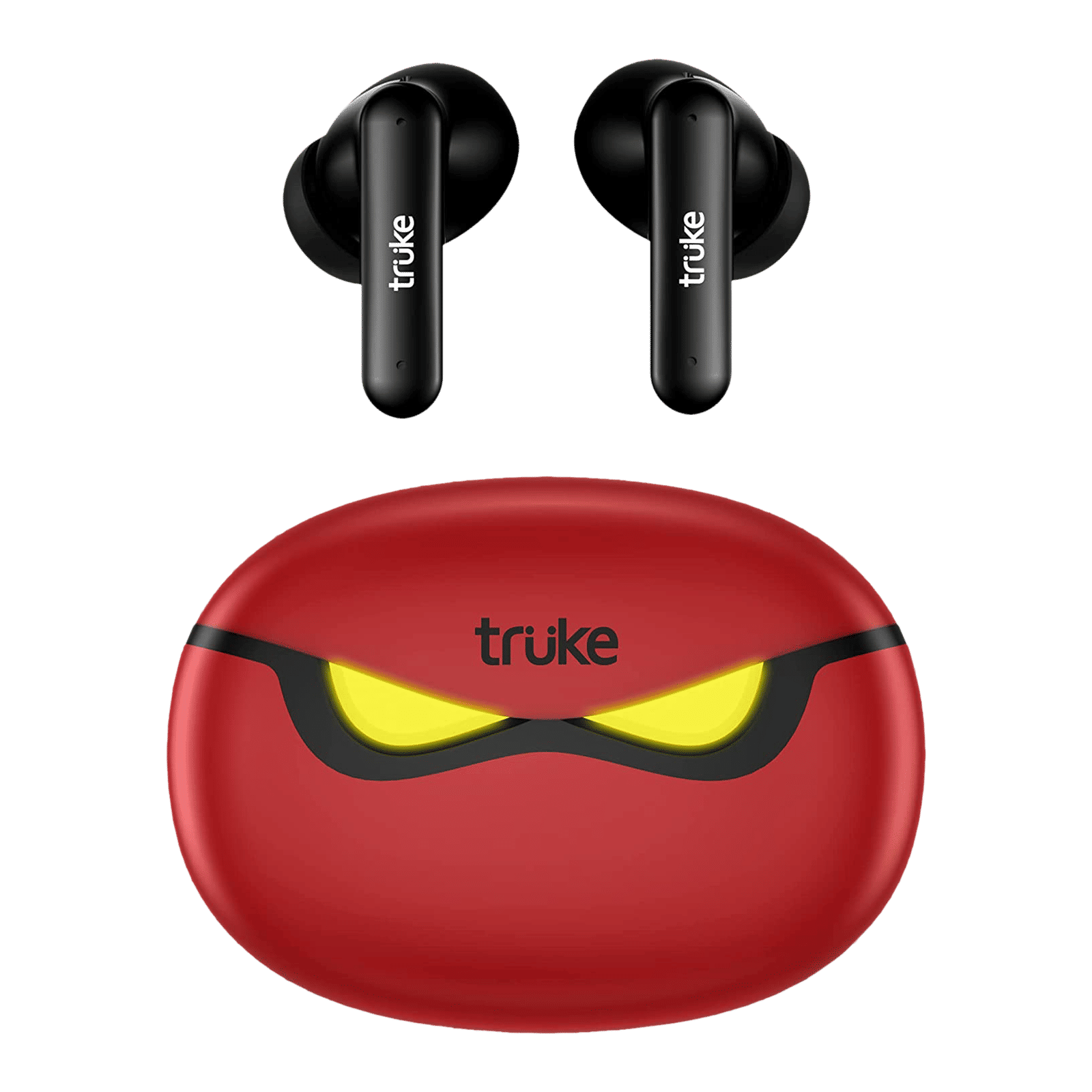 truke BTG 3 E222 TWS Earbuds with AI Noise Cancellation (IPX4 Sweat & Water Resistant, 48 Hours Playback, Red)_1