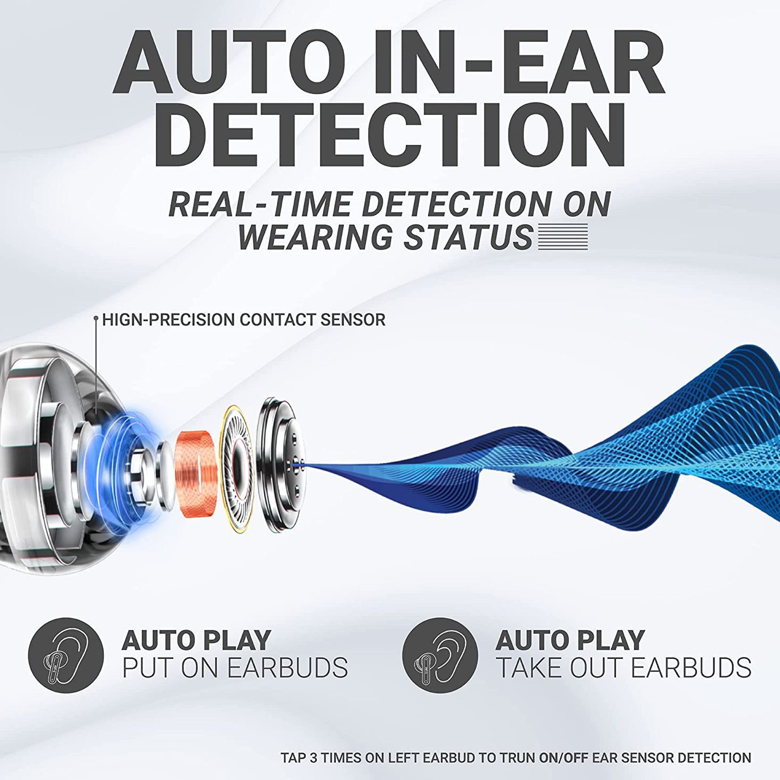 truke Air Buds TWS Earbuds with Environmental Noise Cancellation (IPX4 Water Resistant, Auto In Ear Detection, White)_4