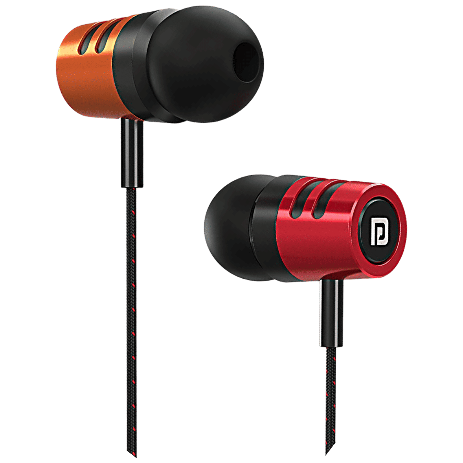 PORTRONICS Ear 2 POR-1371 Wired Earphone with Mic (In-Ear, Black)_3