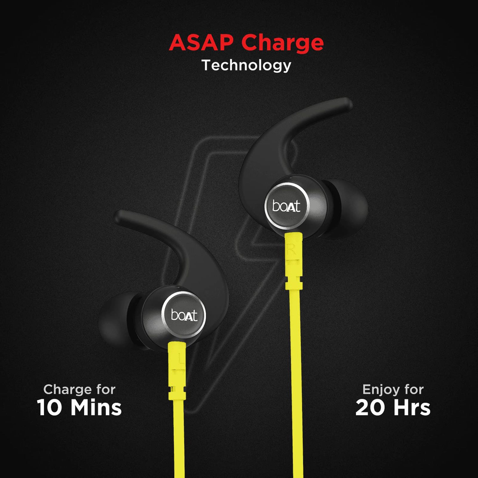 boAt Rockerz 330 Pro Neckband with Environmental Noise Cancellation Technology (IPX5 Water Resistant, ASAP Charge, Yellow)_3