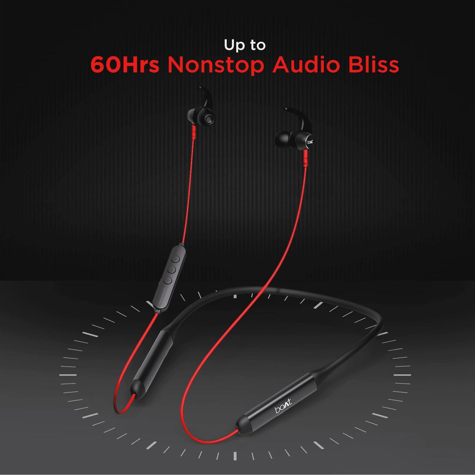 boAt Rockerz 330 Pro Neckband with Environmental Noise Cancellation Technology (IPX5 Water Resistant, ASAP Charge, Red)_5