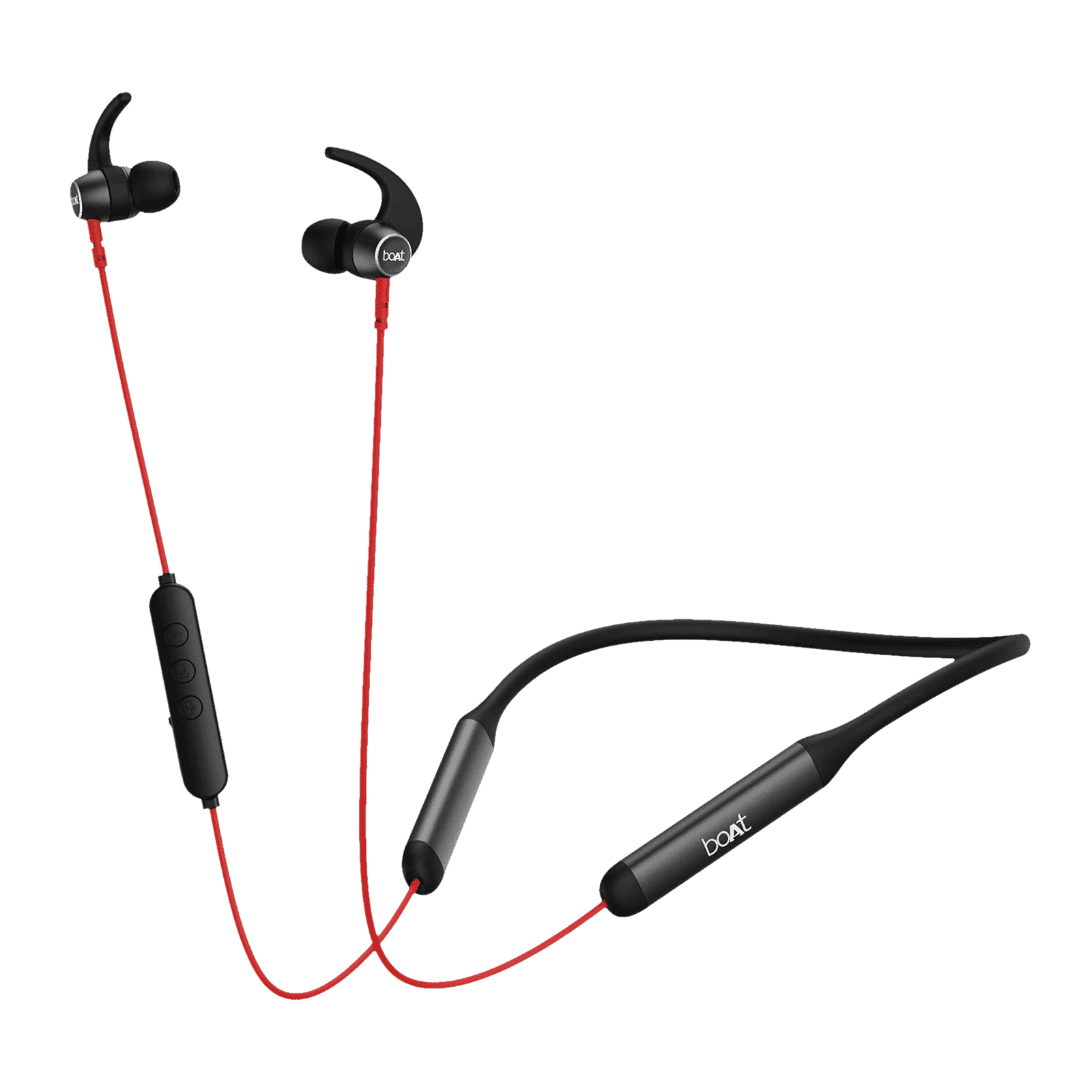 boAt Rockerz 330 Pro Neckband with Environmental Noise Cancellation Technology (IPX5 Water Resistant, ASAP Charge, Red)_1