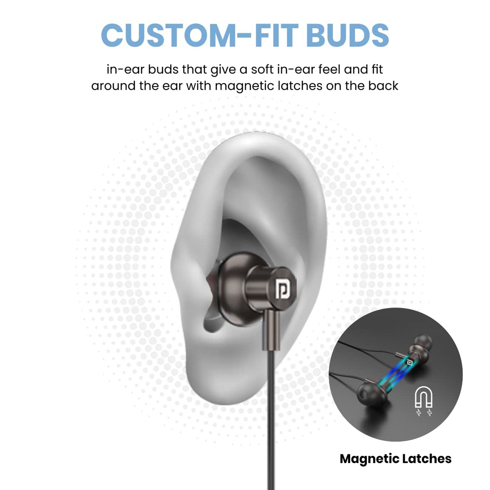 PORTRONICS Harmonics Z2 POR 1718 Neckband with Environmental Noise Cancellation (HD Stereo Bass, Black) PORTRONICS Harmonics Z2 POR 1718 Neckband with Environmental Noise Cancellation (HD Stereo Bass, Black)_7