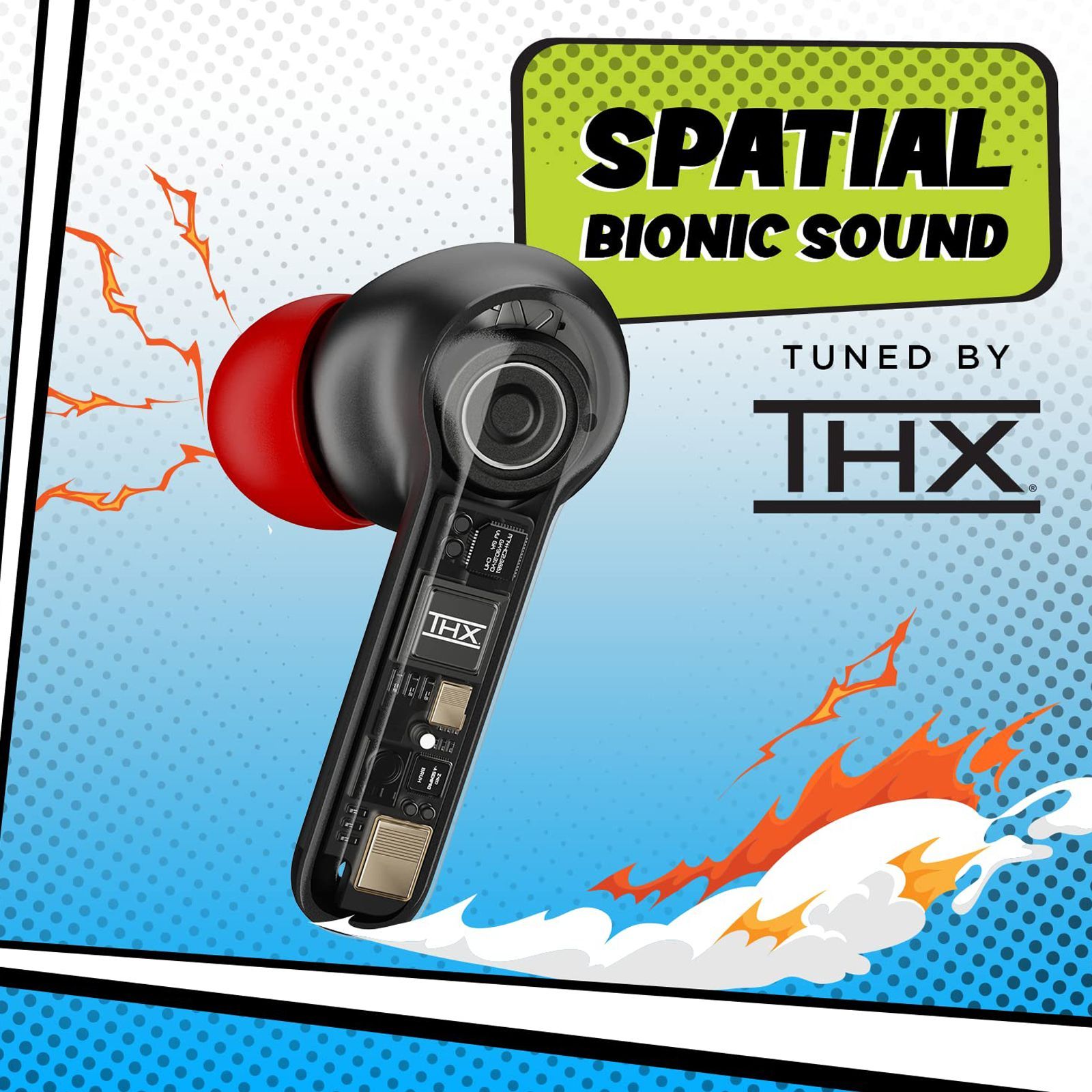 boAt Airdopes 458 TWS Earbuds with Environmental Noise Cancellation (IPX5 Water Resistant, ASAP Charge, Active Black)_6