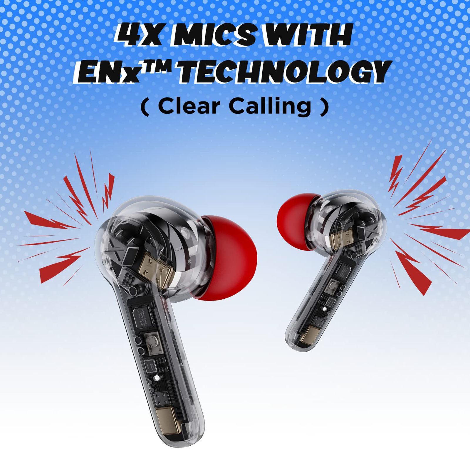 boAt Airdopes 458 TWS Earbuds with Environmental Noise Cancellation (IPX5 Water Resistant, ASAP Charge, Active Black)_7