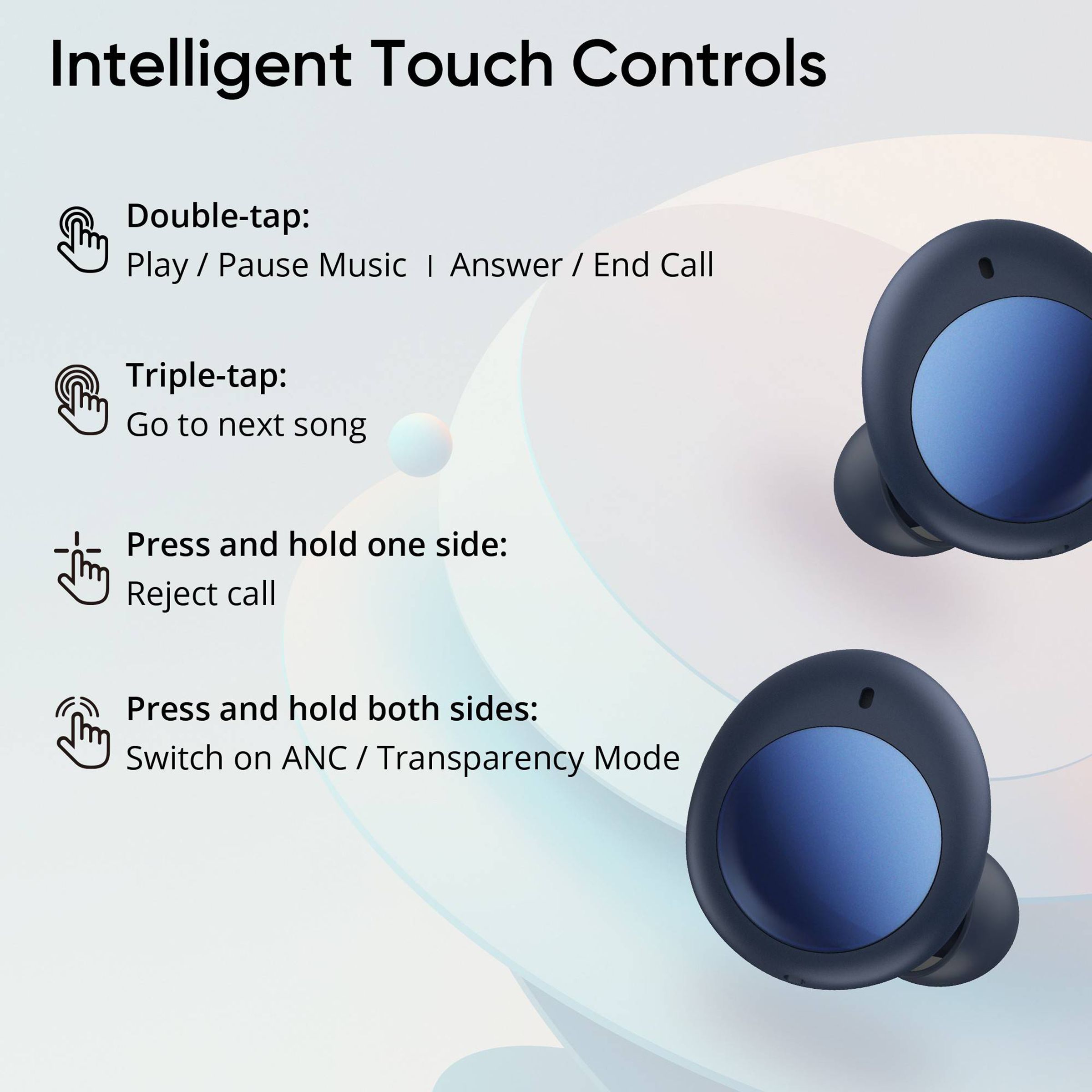 DIZO GoPods Neo TWS Earbuds with Active Noise Cancellation (IPX5 Water Resistant, 28 Hours Playback, Deep Blue) DIZO GoPods Neo TWS Earbuds with Active Noise Cancellation (IPX5 Water Resistant, 28 Hours Playback, Deep Blue)_8