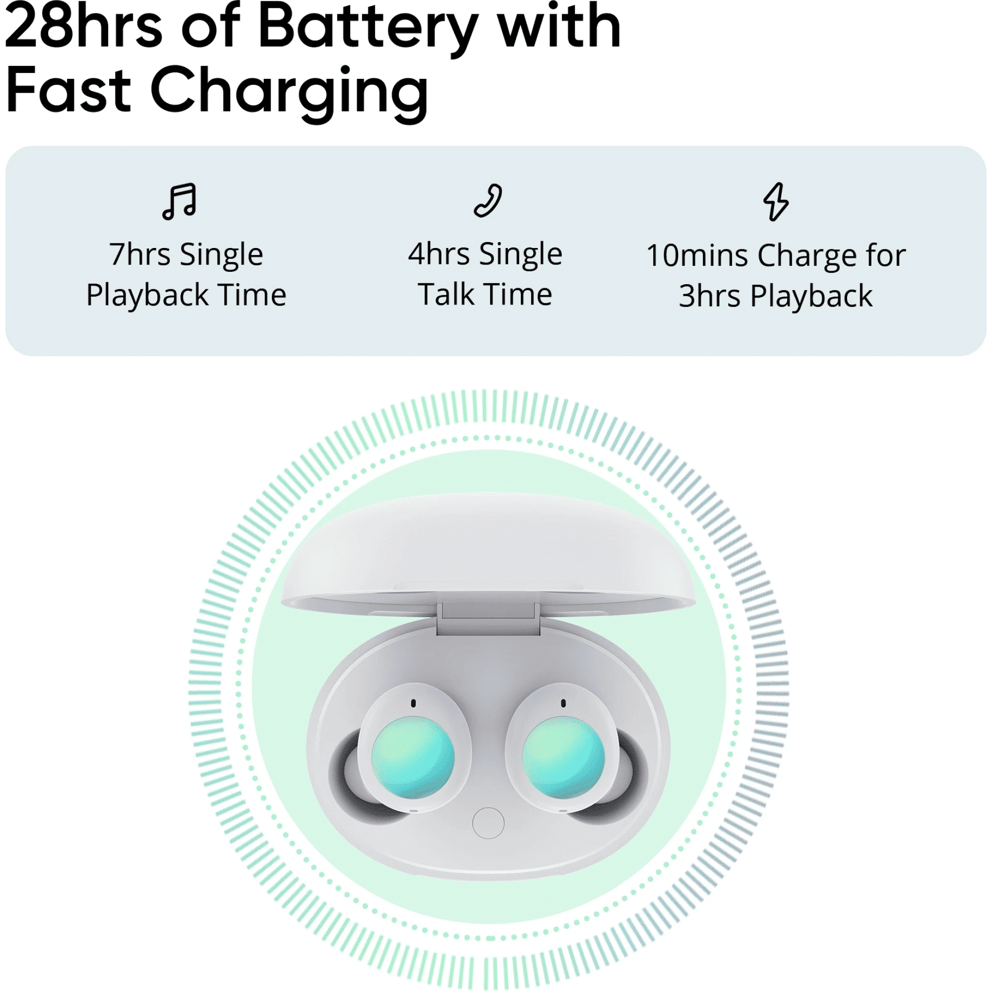 DIZO GoPods Neo TWS Earbuds with Active Noise Cancellation (IPX5 Water Resistant, 28 Hours Playback, White)_6