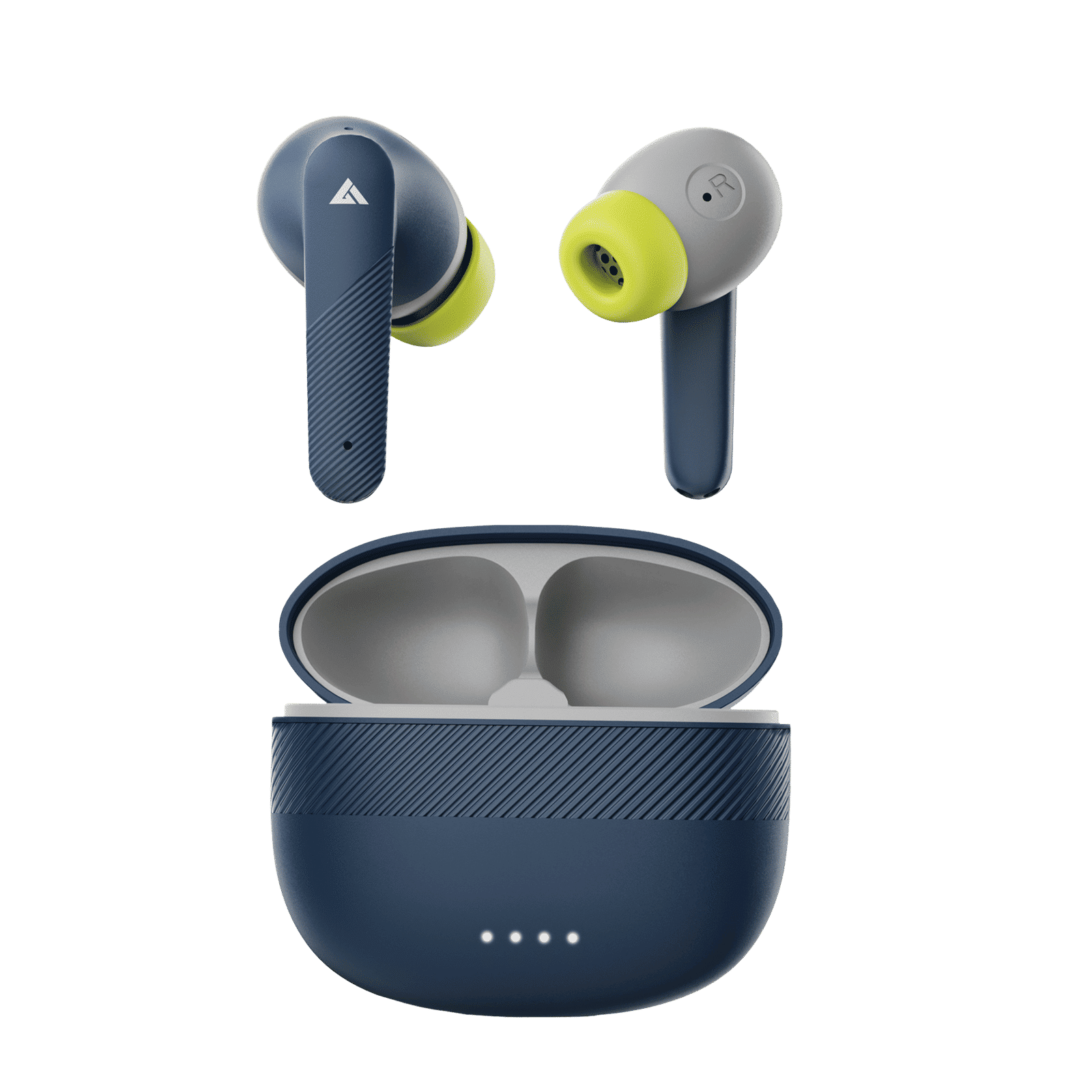 GOBOULT X60 TWS Earbuds with Active Noise Cancellation (IPX5 Water Resistant, Zen Quad Mic, Blue)_1