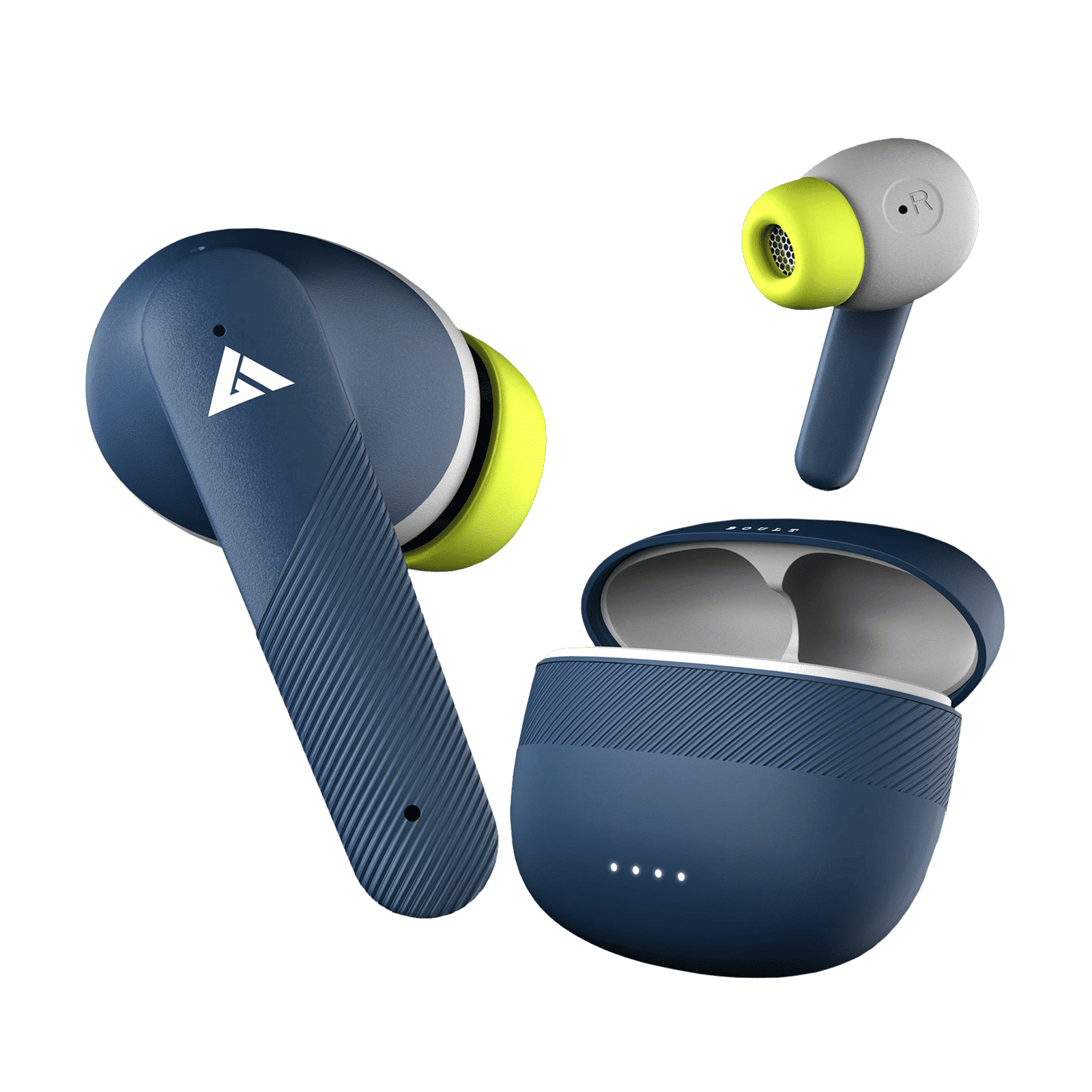 GOBOULT X60 TWS Earbuds with Active Noise Cancellation (IPX5 Water Resistant, Zen Quad Mic, Blue)_3