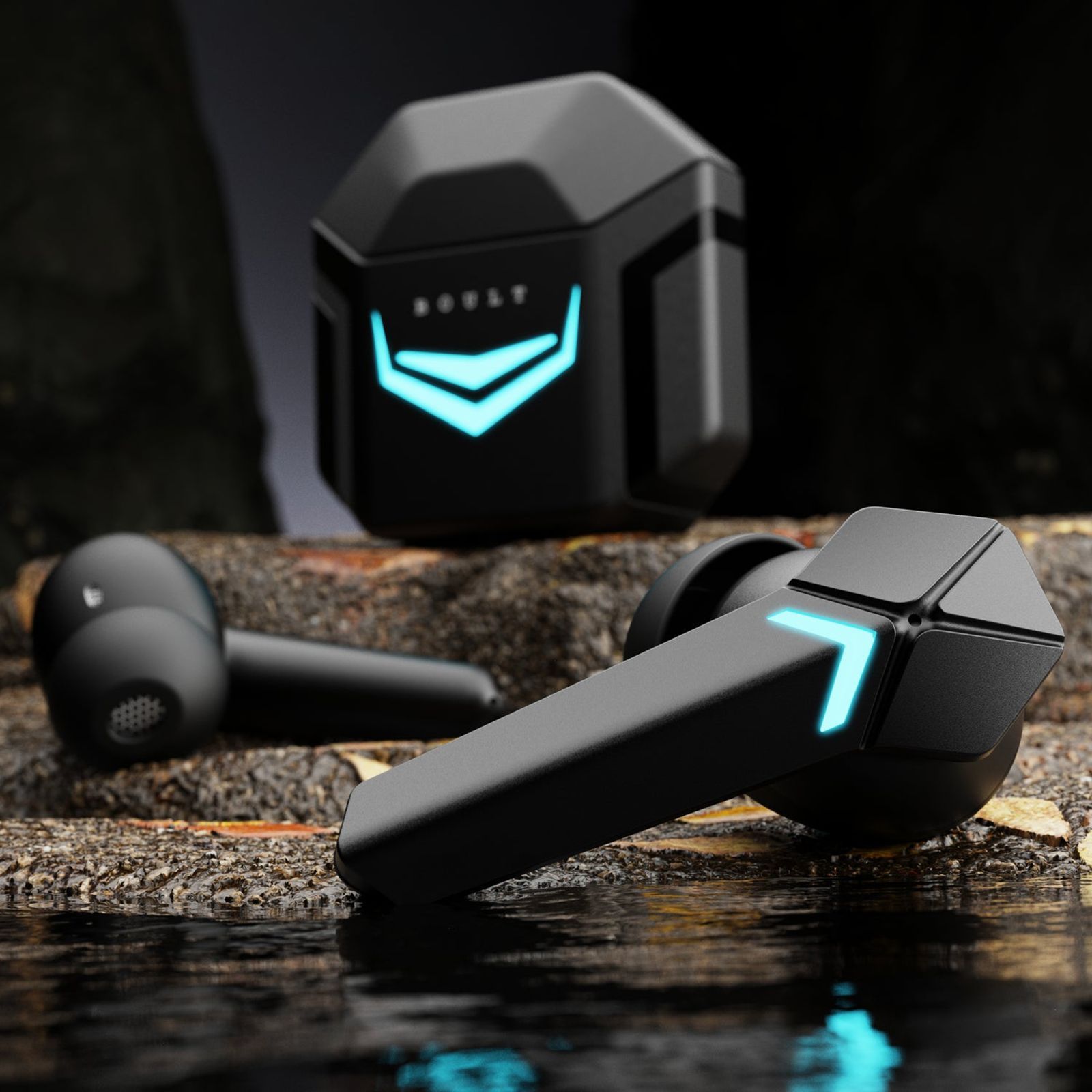 GOBOULT Ammo TWS Earbuds with Environmental Noise Cancellation (IPX5 Water Resistant, Mega Drivers, Black) GOBOULT Ammo TWS Earbuds with Environmental Noise Cancellation (IPX5 Water Resistant, Mega Drivers, Black)_4