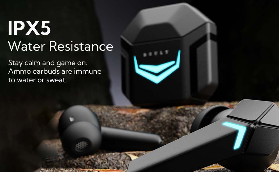 GOBOULT Ammo TWS Earbuds with Environmental Noise Cancellation (IPX5 Water Resistant, Mega Drivers, Black) GOBOULT Ammo TWS Earbuds with Environmental Noise Cancellation (IPX5 Water Resistant, Mega Drivers, Black)_7