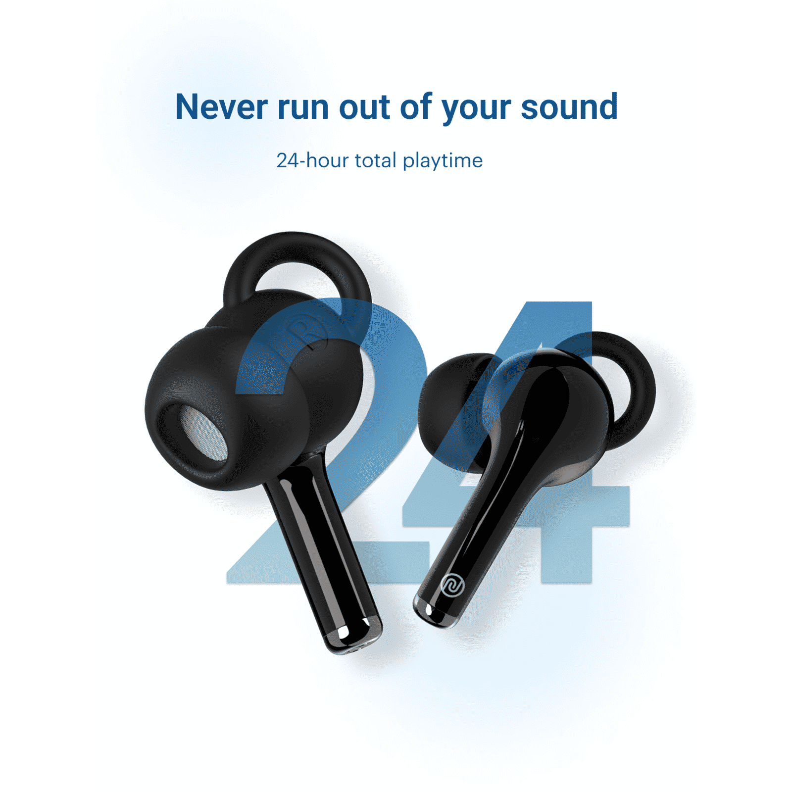 noise Bare Buds TWS Earbuds with Environmental Noise Cancellation (IPX5 Water Resistant, 9mm Speaker Driver, Bare Black)_7