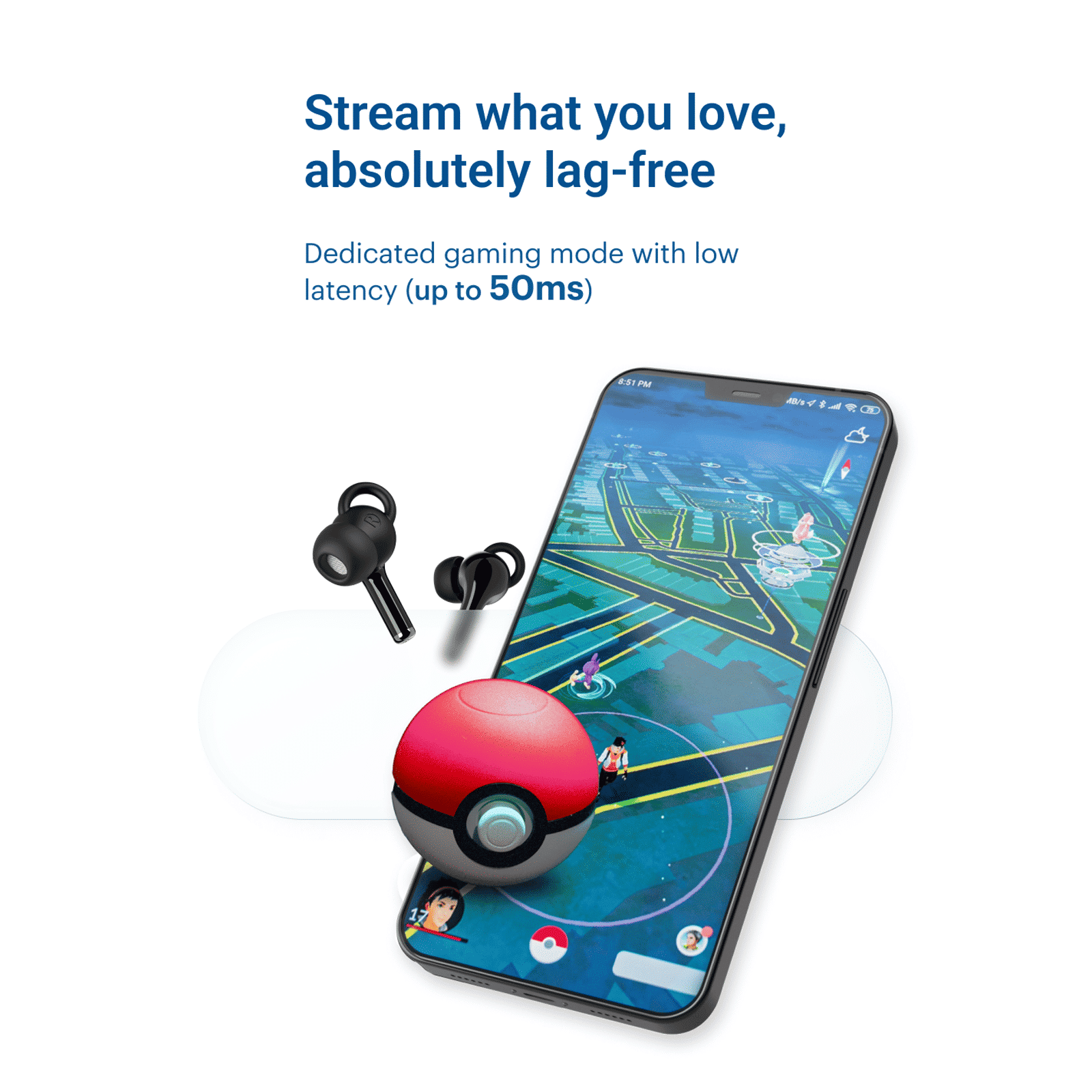 noise Bare Buds TWS Earbuds with Environmental Noise Cancellation (IPX5 Water Resistant, 9mm Speaker Driver, Bare Black)_8