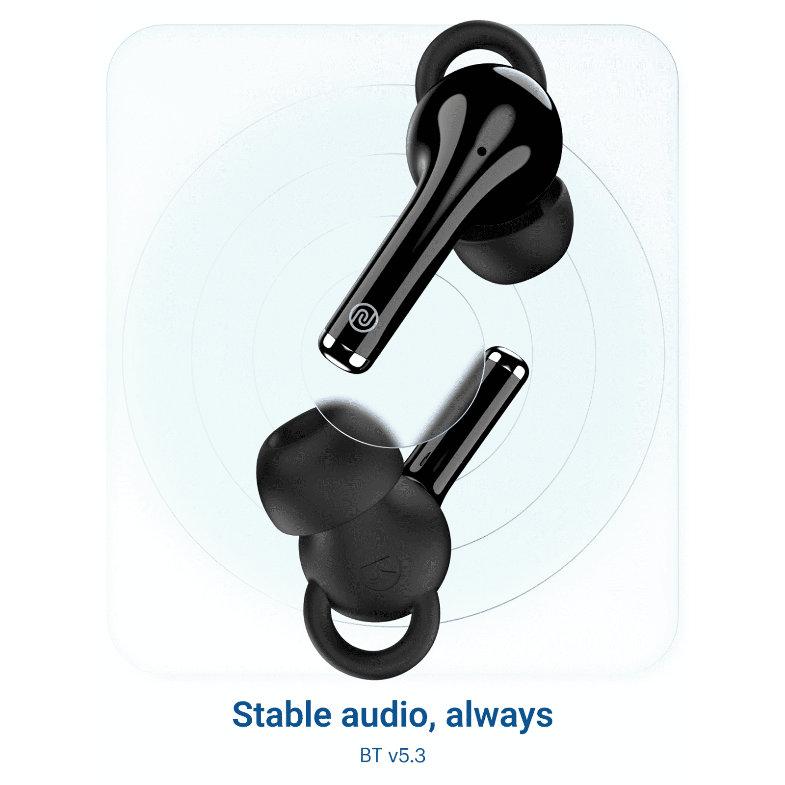 noise Bare Buds TWS Earbuds with Environmental Noise Cancellation (IPX5 Water Resistant, 9mm Speaker Driver, Bare Black)_9
