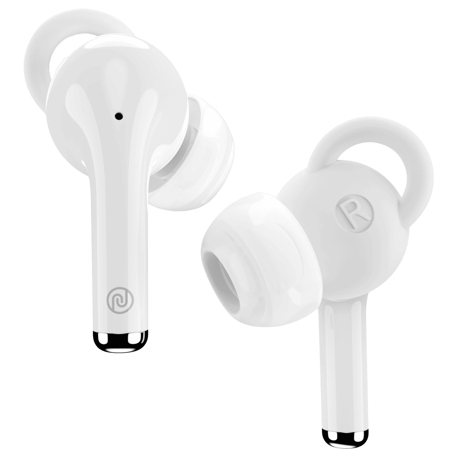 noise Bare Buds TWS Earbuds with Environmental Noise Cancellation (IPX5 Water Resistant, 9mm Speaker Driver, Bare White)_1