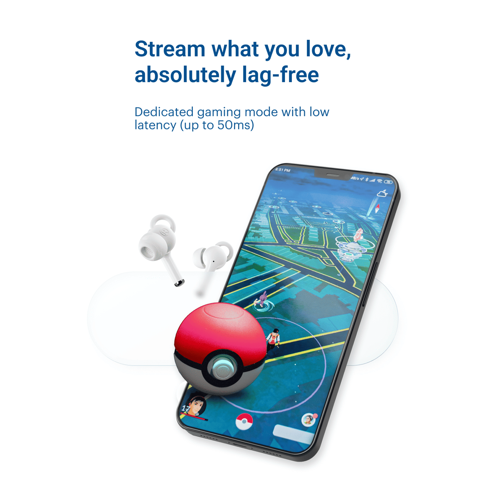 noise Bare Buds TWS Earbuds with Environmental Noise Cancellation (IPX5 Water Resistant, 9mm Speaker Driver, Bare White)_5