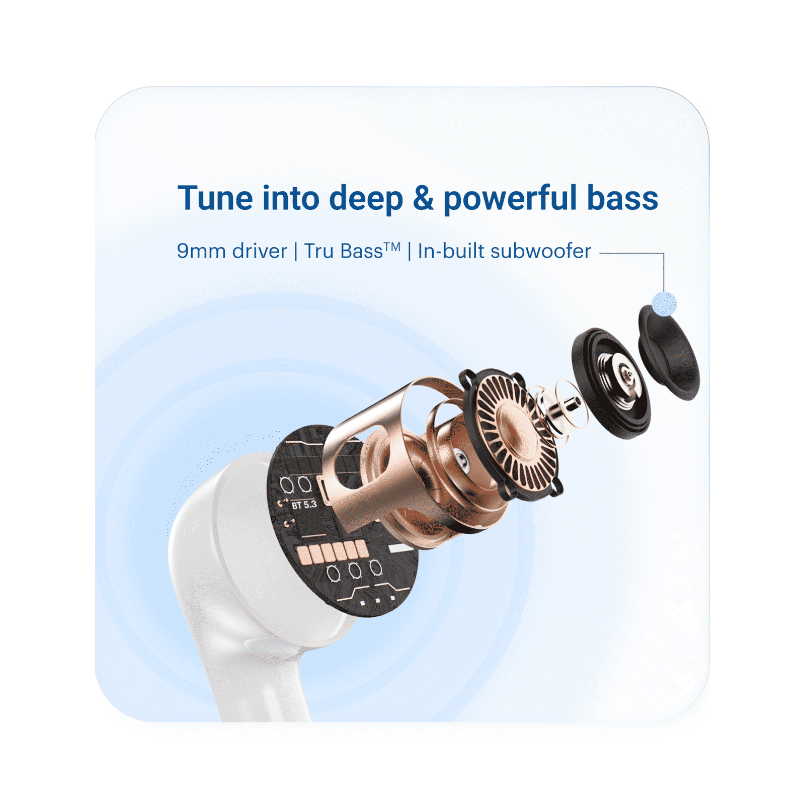 noise Bare Buds TWS Earbuds with Environmental Noise Cancellation (IPX5 Water Resistant, 9mm Speaker Driver, Bare White)_9