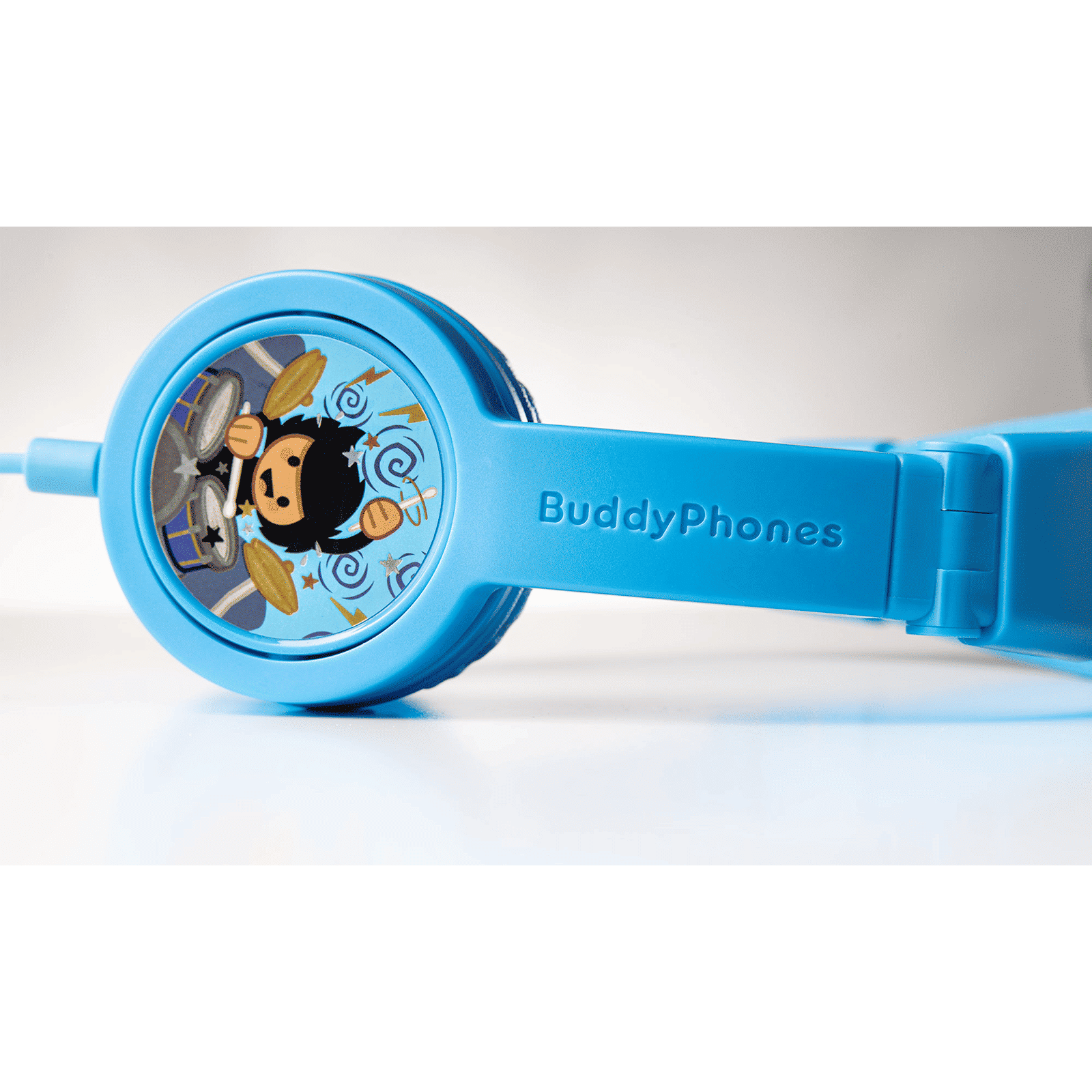 onanoff BuddyPhones Explore Plus Wired Headphone with Mic (Over Ear, Cool Blue)_5