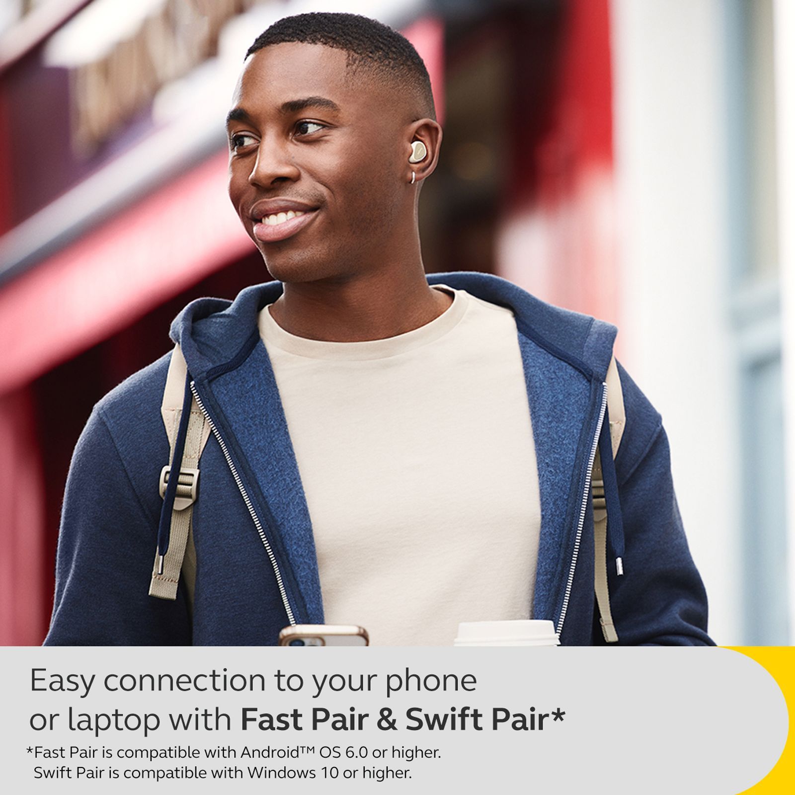 Jabra Elite 4 TWS Earbuds with Active Noise Cancellation (IP55 Water Resistant, Voice Assistant Enabled, Gold Beige)_5