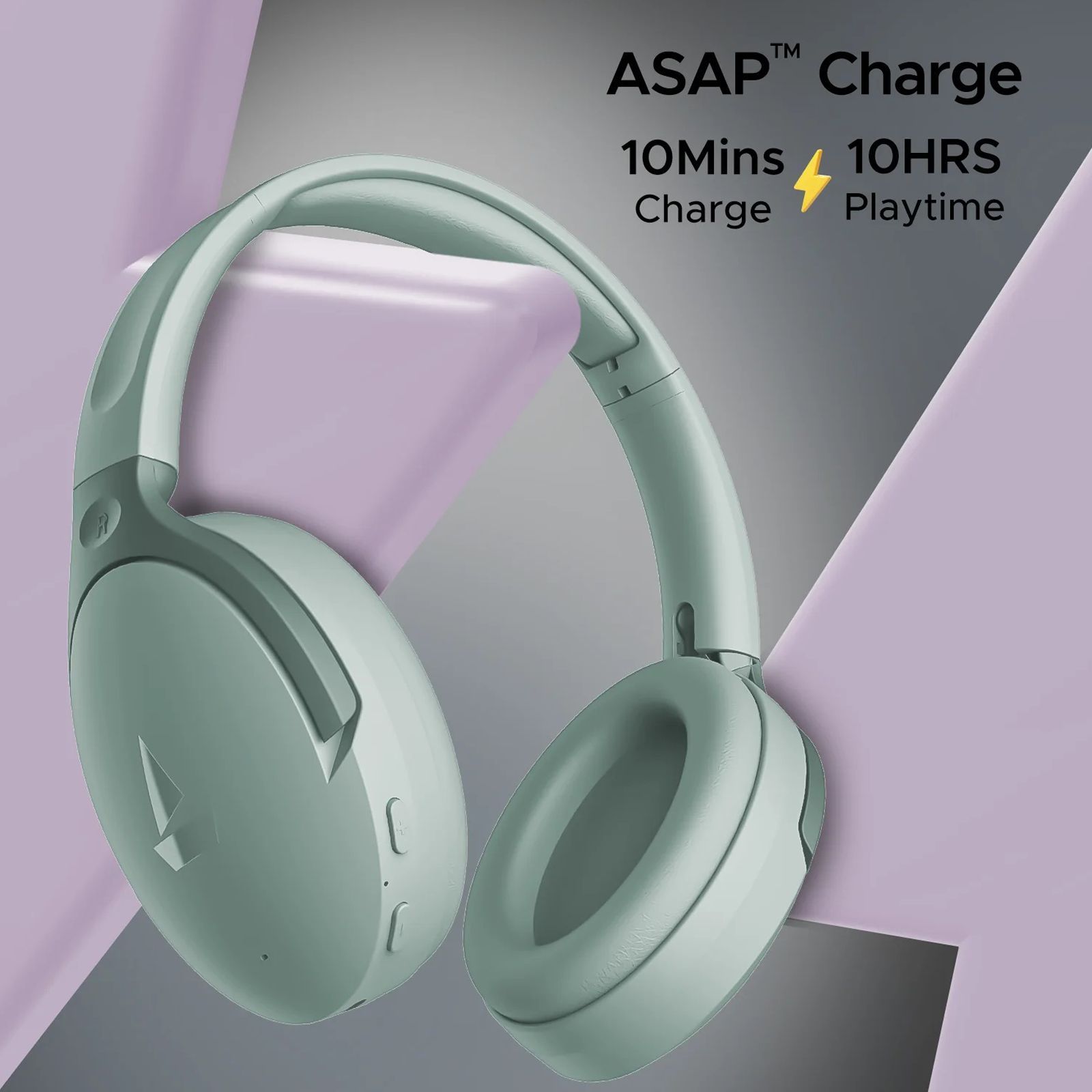 boAt Rockerz 551 ANC Bluetooth Headphone with Mic (ASAP Charge, Over Ear, Sage Green) boAt Rockerz 551 ANC Bluetooth Headphone with Mic (ASAP Charge, Over Ear, Sage Green)_4