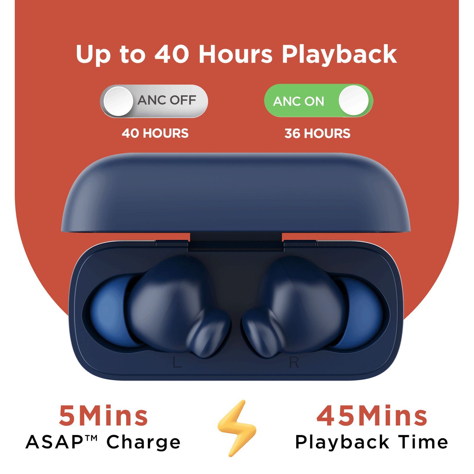 boAt Airdopes 341 ANC TWS Earbuds with Active Noise Cancellation (IPX5 Water Resistant, ENx Technology, Blue)_5