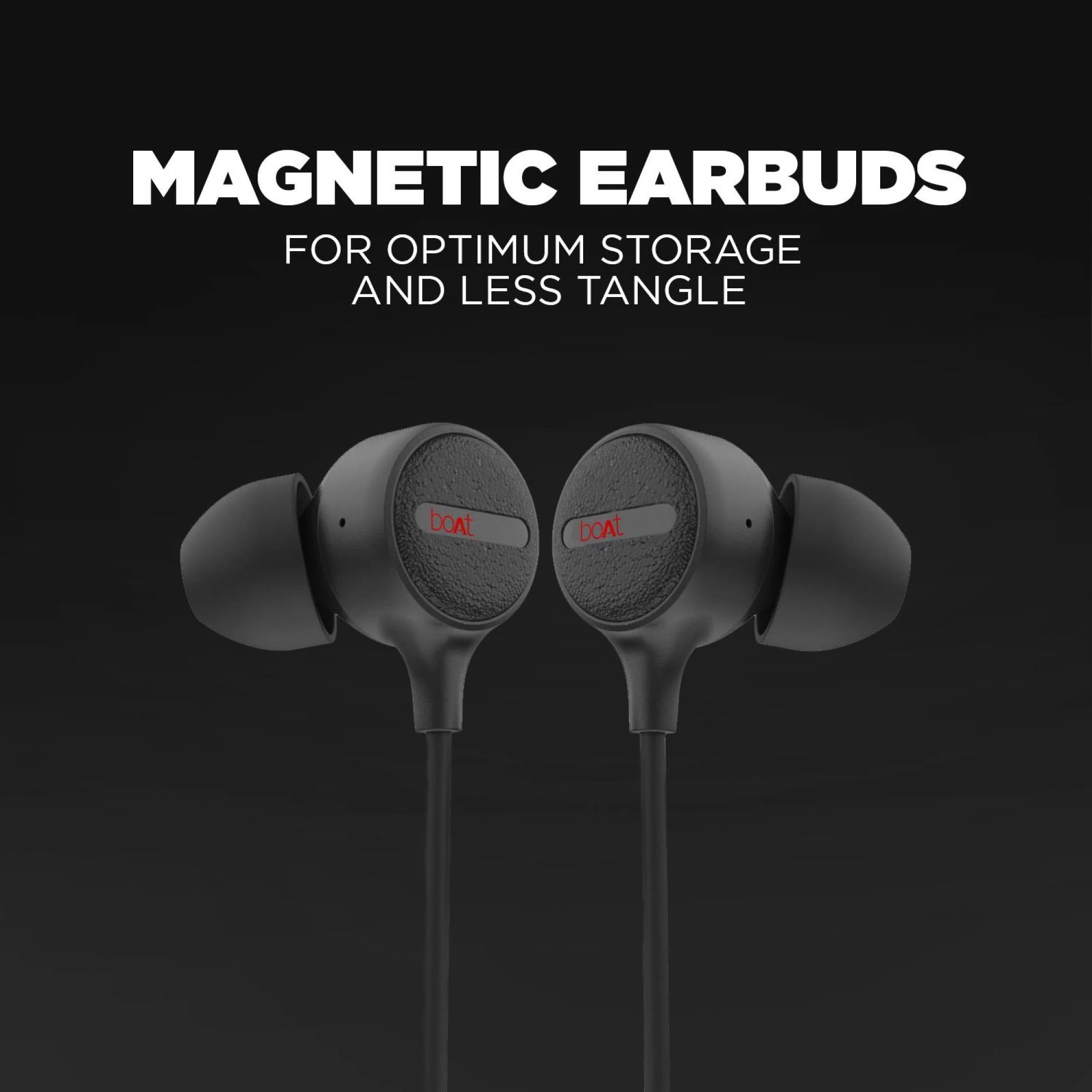 boAt BassHeads 103 Wired Earphone with Mic (In Ear, Black)_5