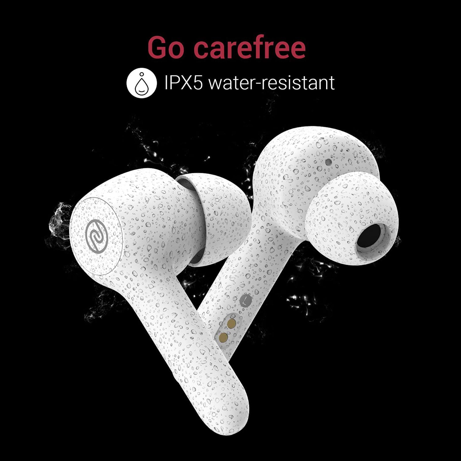 noise Buds VS201 TWS Earbuds (IPX5 Water Resistant, 6mm Driver, Snow White)_7