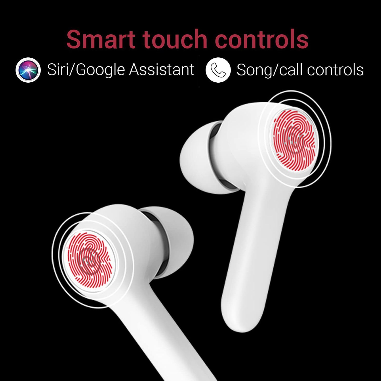 noise Buds VS201 TWS Earbuds (IPX5 Water Resistant, 6mm Driver, Snow White)_8