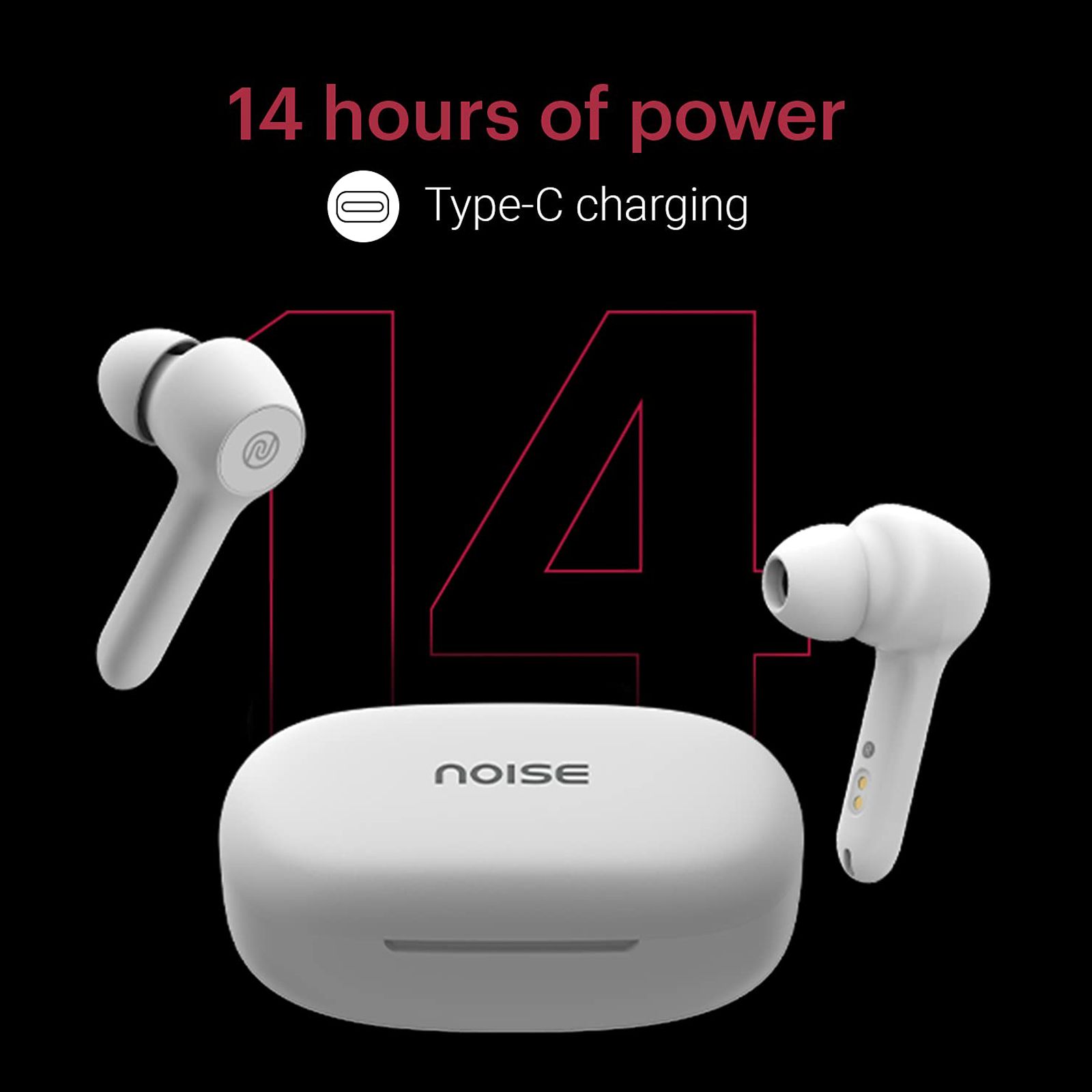 noise Buds VS201 TWS Earbuds (IPX5 Water Resistant, 6mm Driver, Snow White)_10