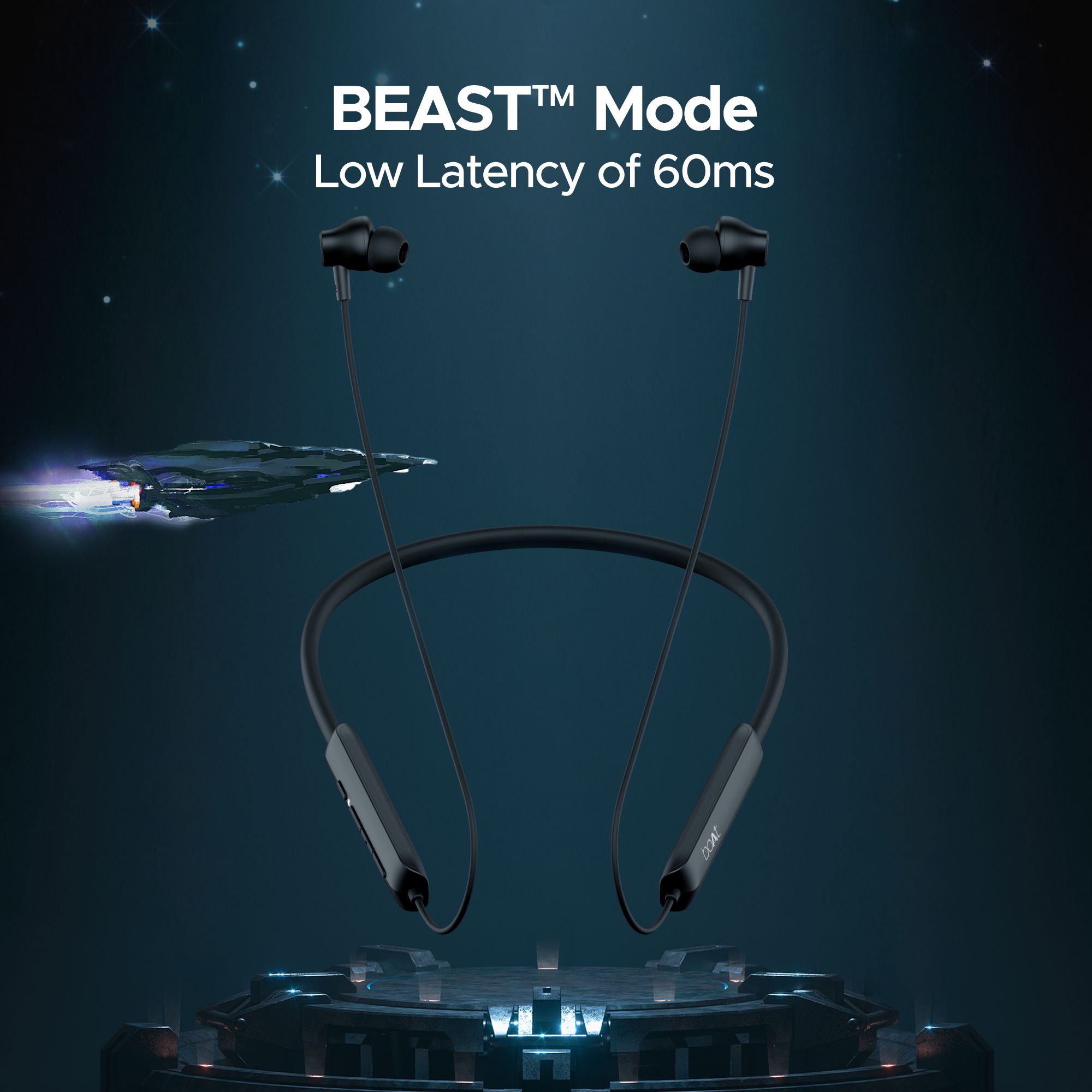 boAt Rockerz Enticer Neckband with Environmental Noise Cancellation (IPX4 Splash & Sweat Resistant, Beast Mode, Phantom Black)_4