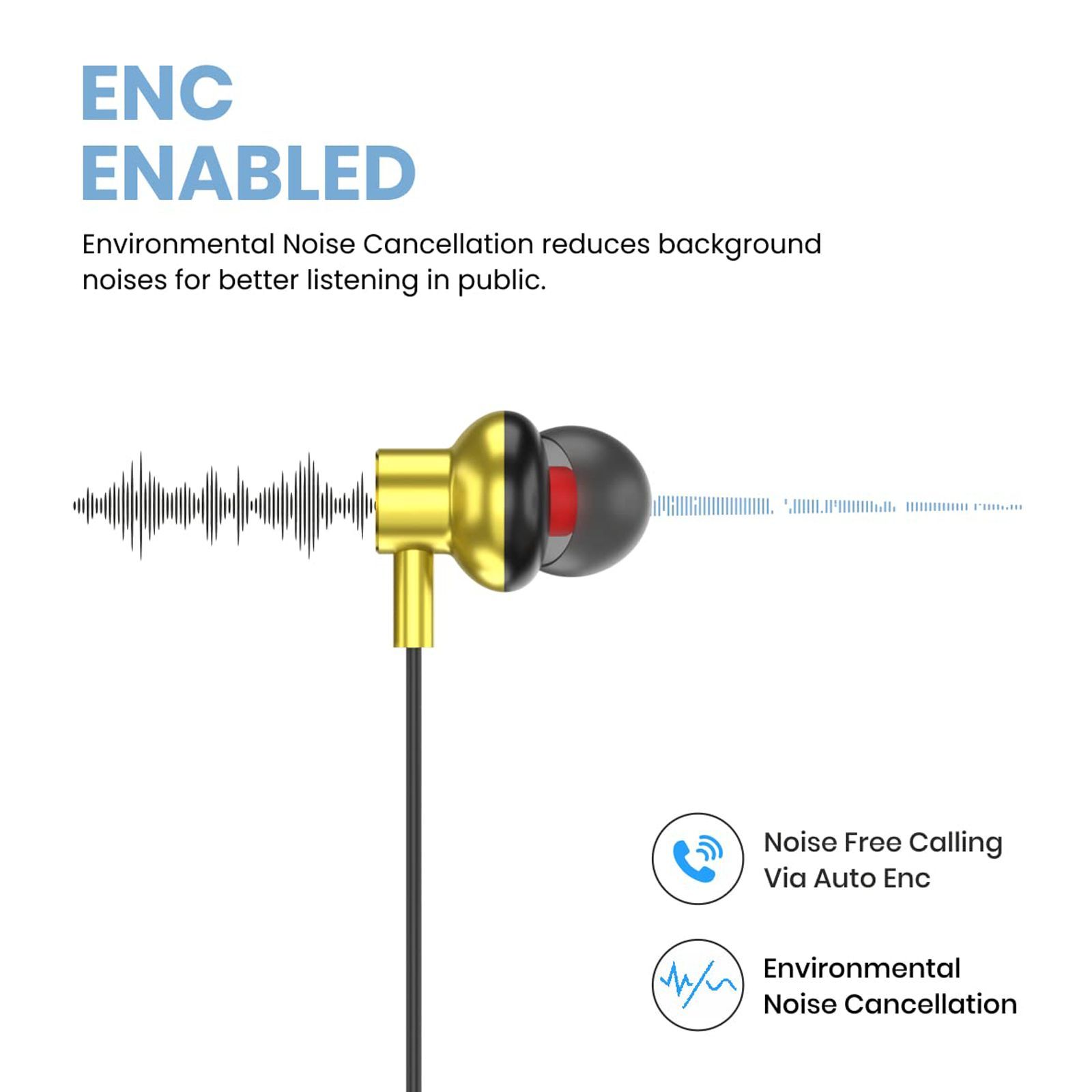 PORTRONICS Harmonics Z2 POR 1722 Neckband with Environmental Noise Cancellation (HD Stereo Bass, Yellow)_8