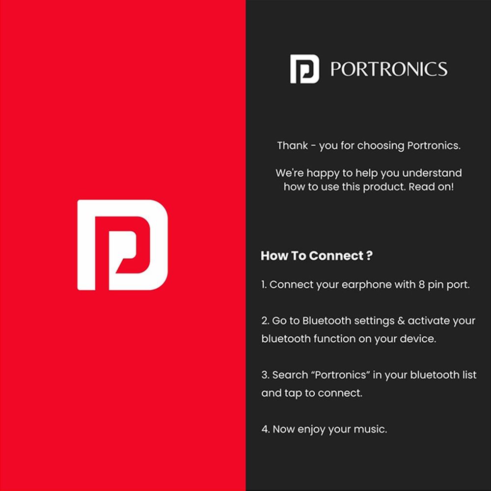 PORTRONICS Conch 40 POR 1421 Wired Earphone with Mic (In Ear, White)_5