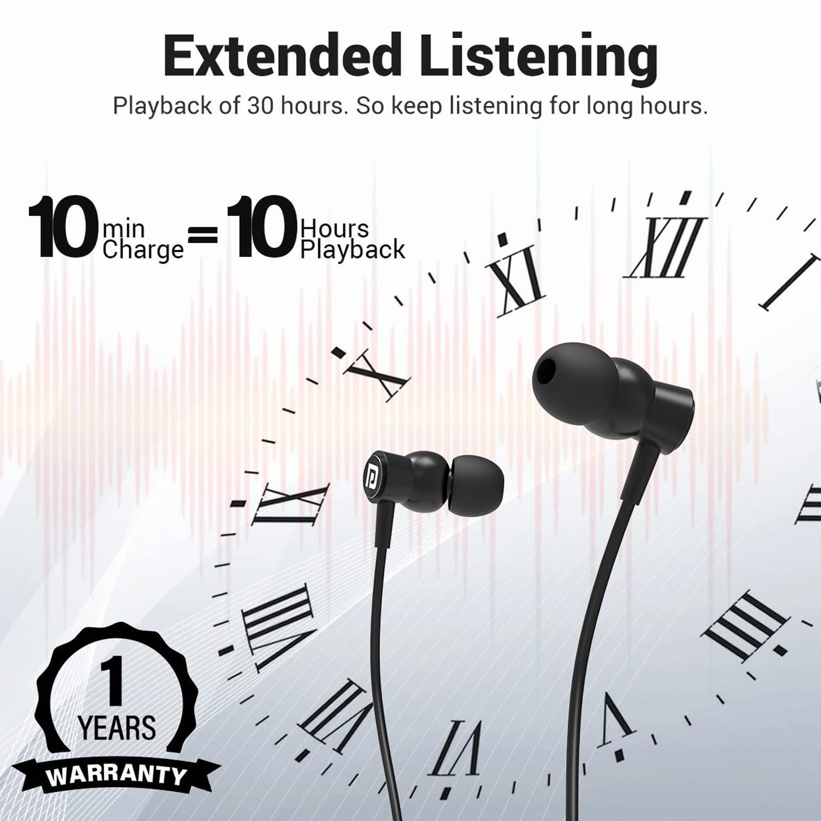 PORTRONICS Harmonics Z4 Neckband (IPX4 Water Resistant, Game Mode, Black) PORTRONICS Harmonics Z4 Neckband (IPX4 Water Resistant, Game Mode, Black)_6