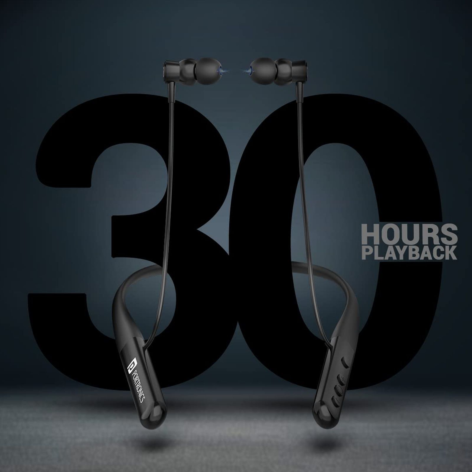 PORTRONICS Harmonics Z4 Neckband (IPX4 Water Resistant, Game Mode, Black) PORTRONICS Harmonics Z4 Neckband (IPX4 Water Resistant, Game Mode, Black)_7