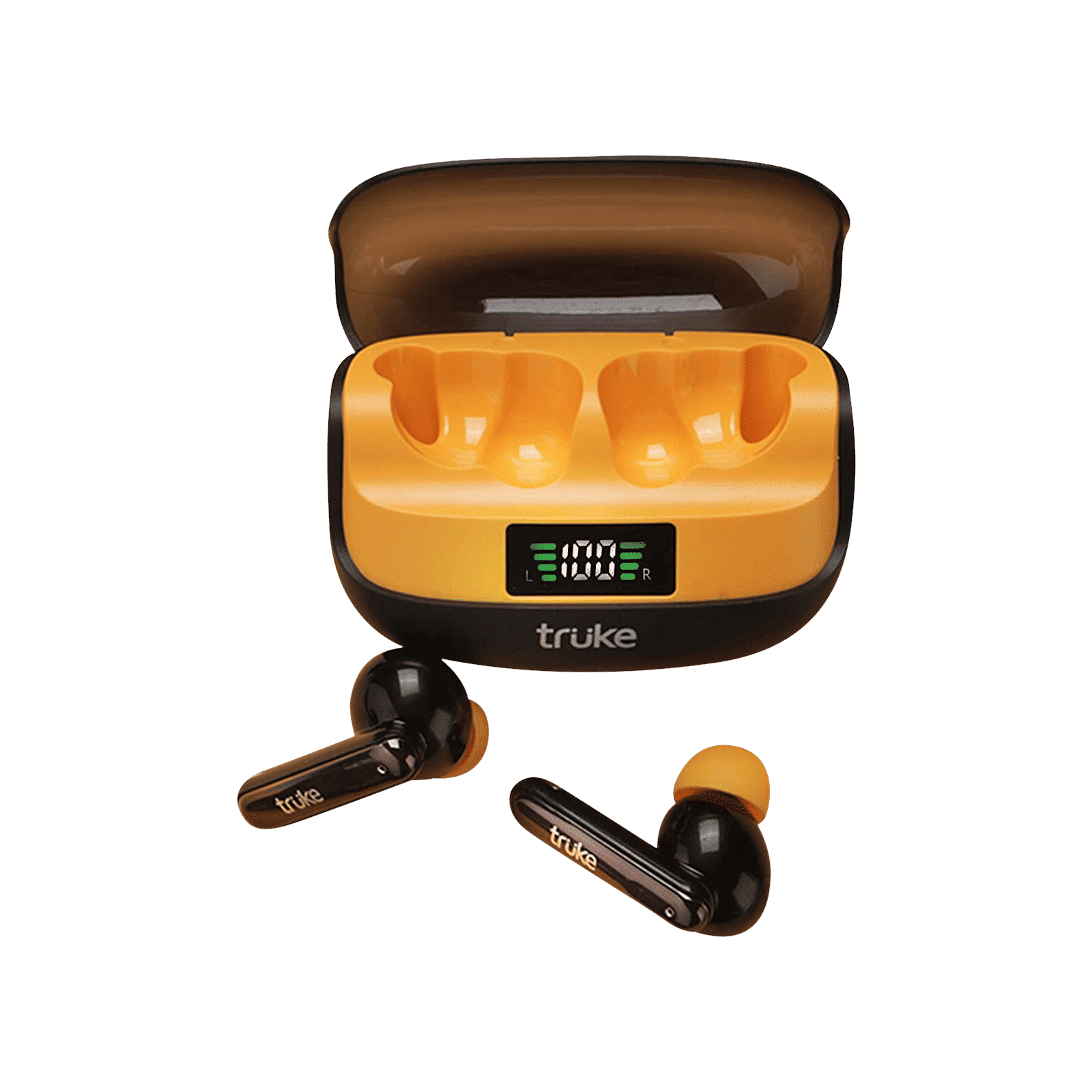 truke Buds Vibe F220 TWS Earbuds with Active Noise Cancellation (IPX5 Water Resistant, Instant Pairing Technology, Yellow)_3