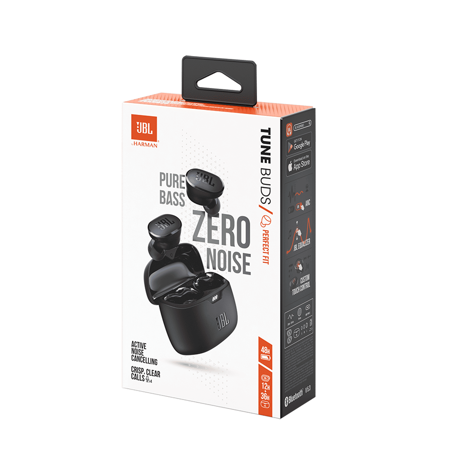 JBL Tune Buds JBLTBUDSBLK TWS Earbuds with Active Noise Cancellation (IP54 Water Resistance, Pure Bass Sound, Black) JBL Tune Buds JBLTBUDSBLK TWS Earbuds with Active Noise Cancellation (IP54 Water Resistance, Pure Bass Sound, Black)_12