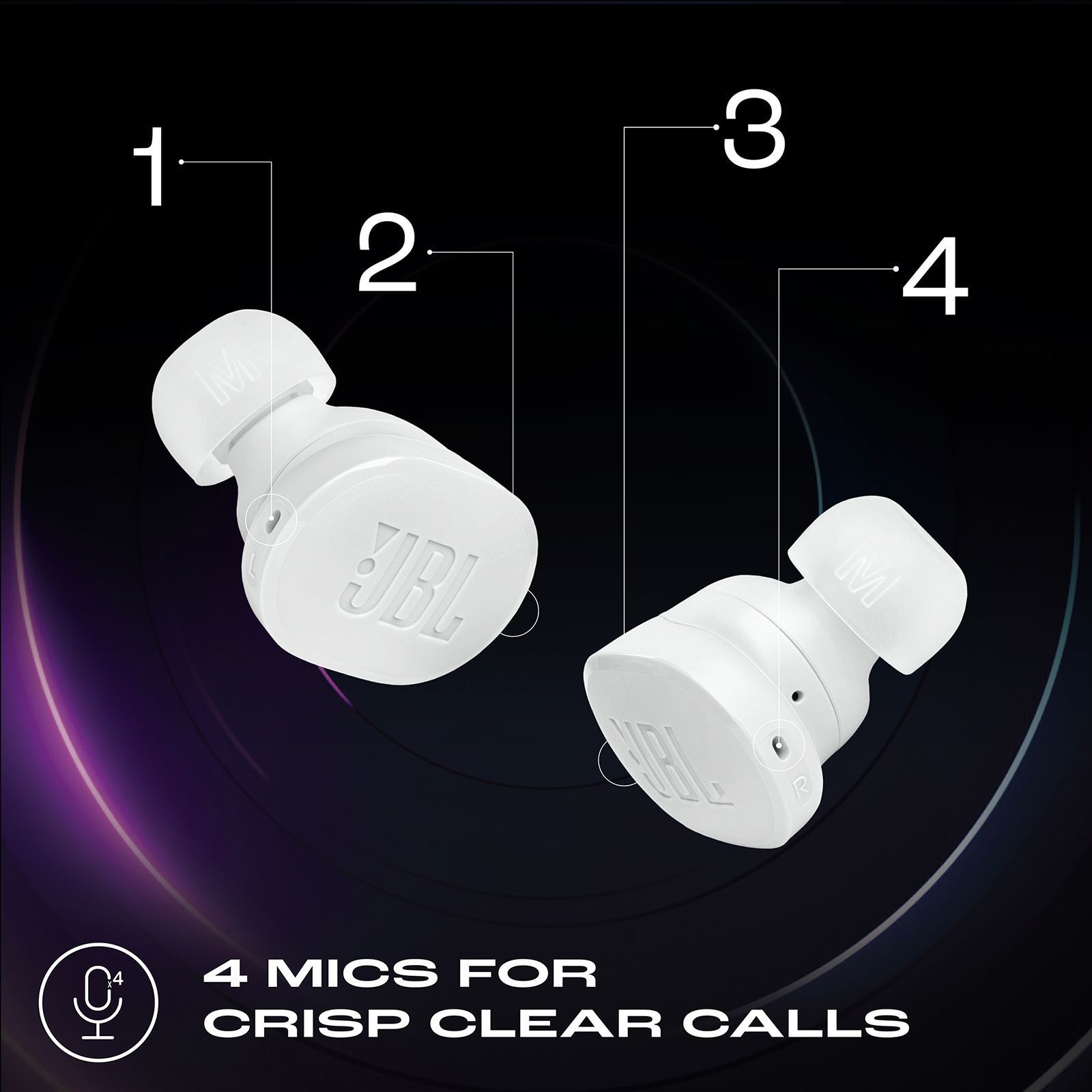 JBL Tune Buds JBLTBUDSWHT TWS Earbuds with Active Noise Cancellation (IP54 Water Resistance, Pure Bass Sound, White)_18